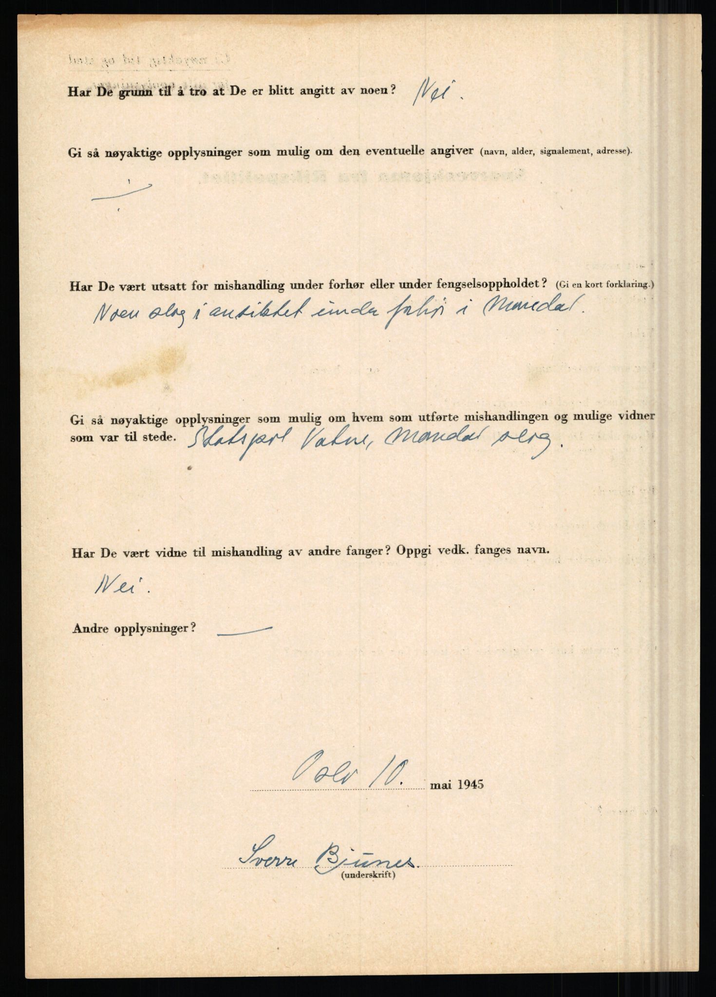 Rikspolitisjefen, AV/RA-S-1560/L/L0002: Berg, Alf - Bråthen, Thorleif, 1940-1945, s. 509