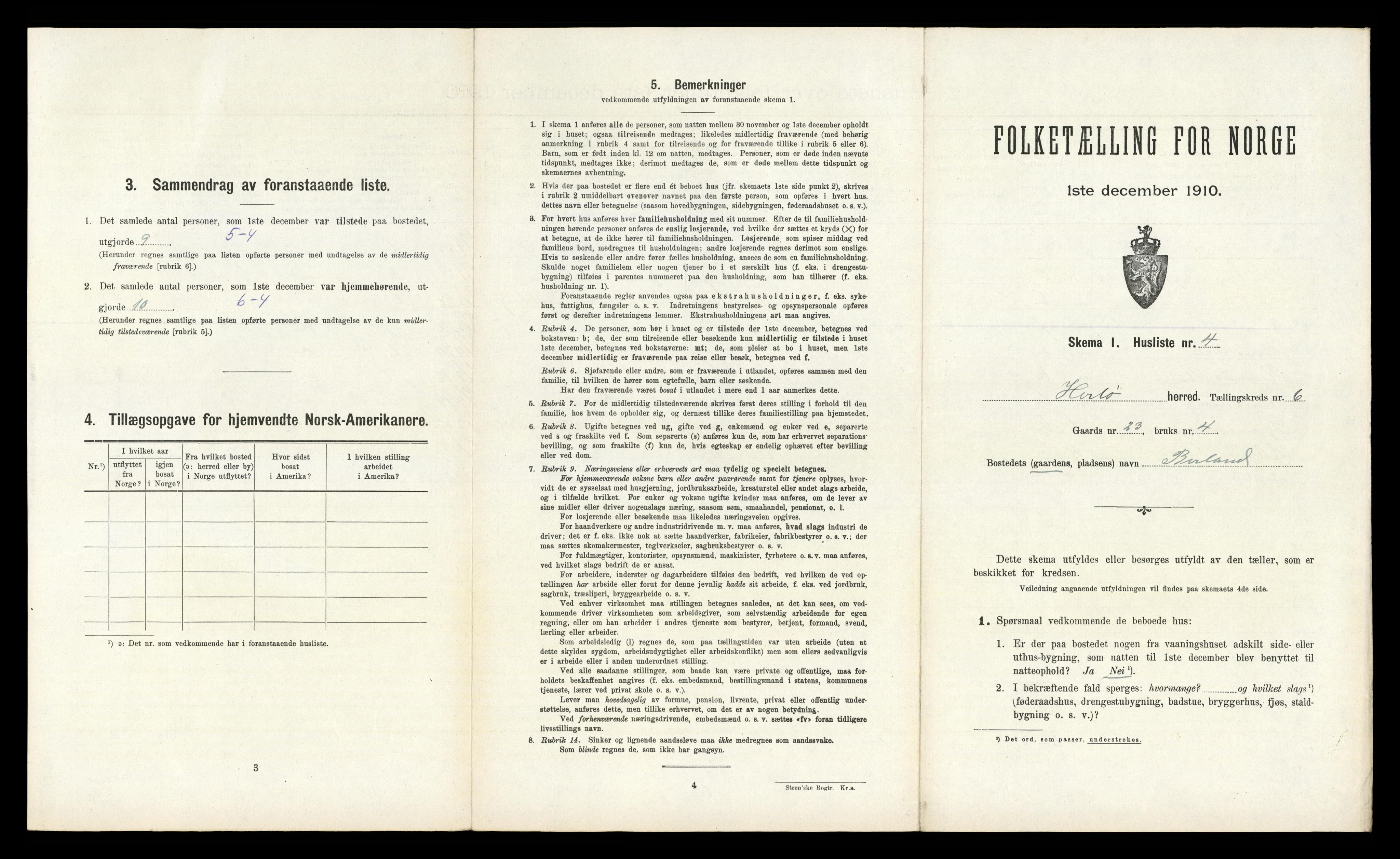 RA, Folketelling 1910 for 1258 Herdla herred, 1910, s. 536