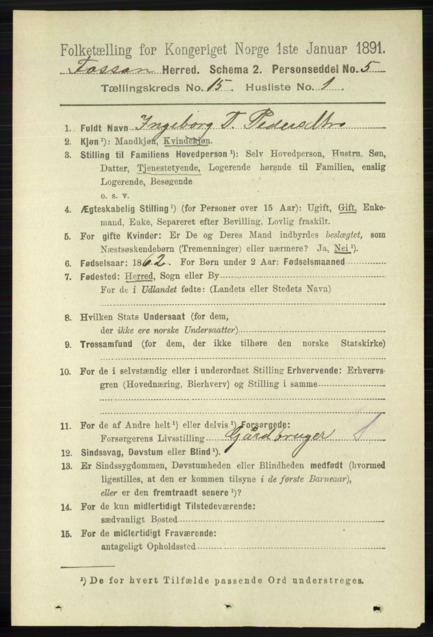 RA, Folketelling 1891 for 1129 Forsand herred, 1891, s. 2400