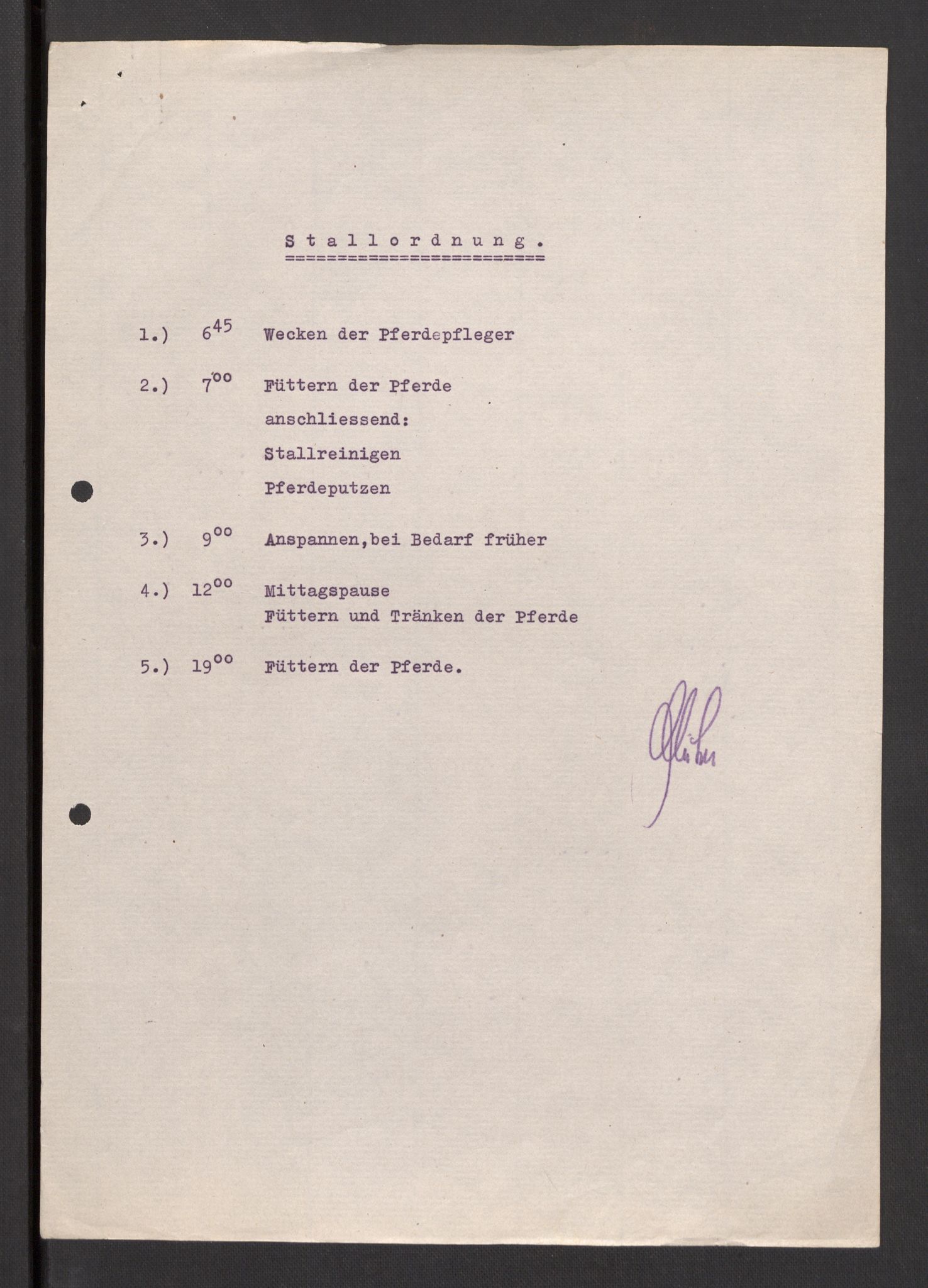 Deutscher Oberbefehlshaber Norwegen (DOBN), AV/RA-RAFA-2197/D/Dja/L0070/0001: DBO Abt. 1a / Lagerordnungen, 1946