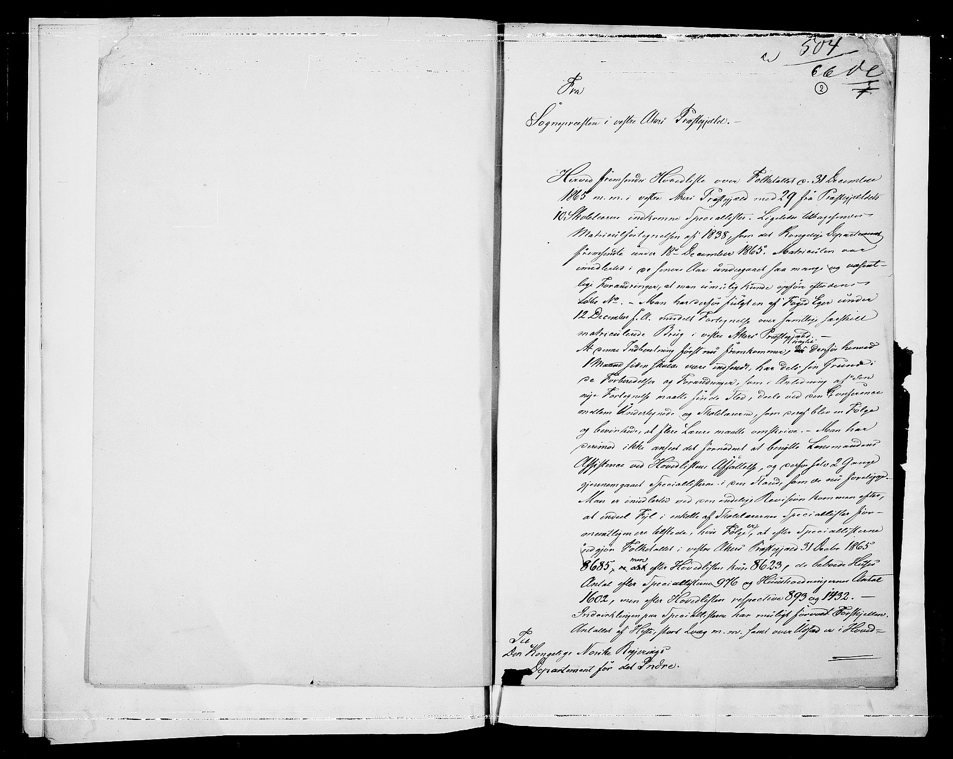 RA, Folketelling 1865 for 0218aP Vestre Aker prestegjeld, 1865, s. 6