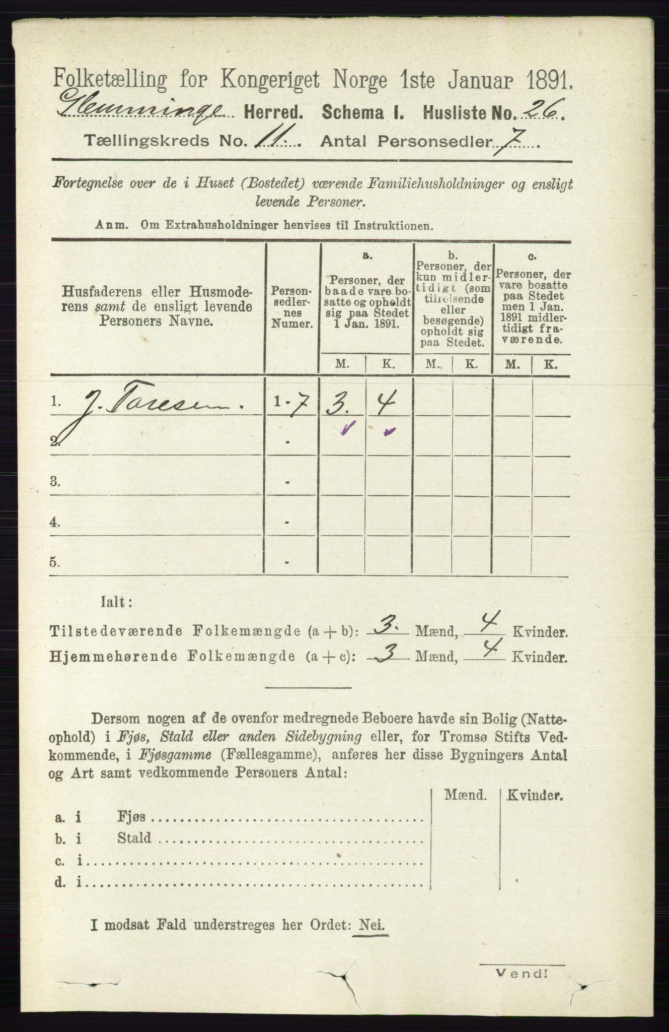 RA, Folketelling 1891 for 0132 Glemmen herred, 1891, s. 10557