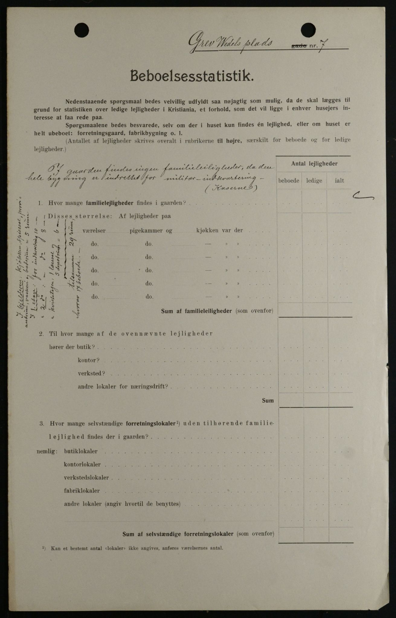 OBA, Kommunal folketelling 1.2.1908 for Kristiania kjøpstad, 1908, s. 26957