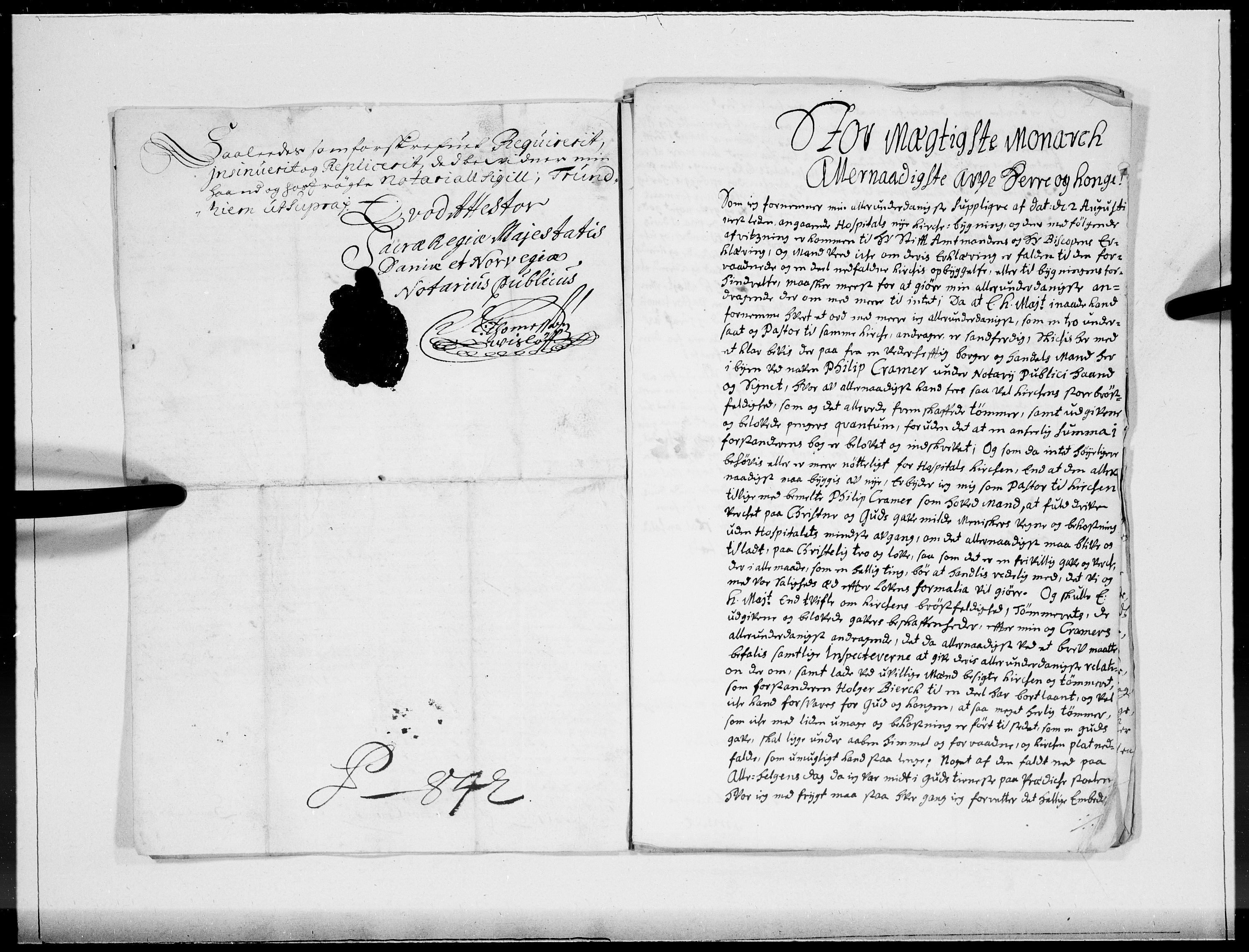 Danske Kanselli 1572-1799, AV/RA-EA-3023/F/Fc/Fcc/Fcca/L0058: Norske innlegg 1572-1799, 1705, s. 19