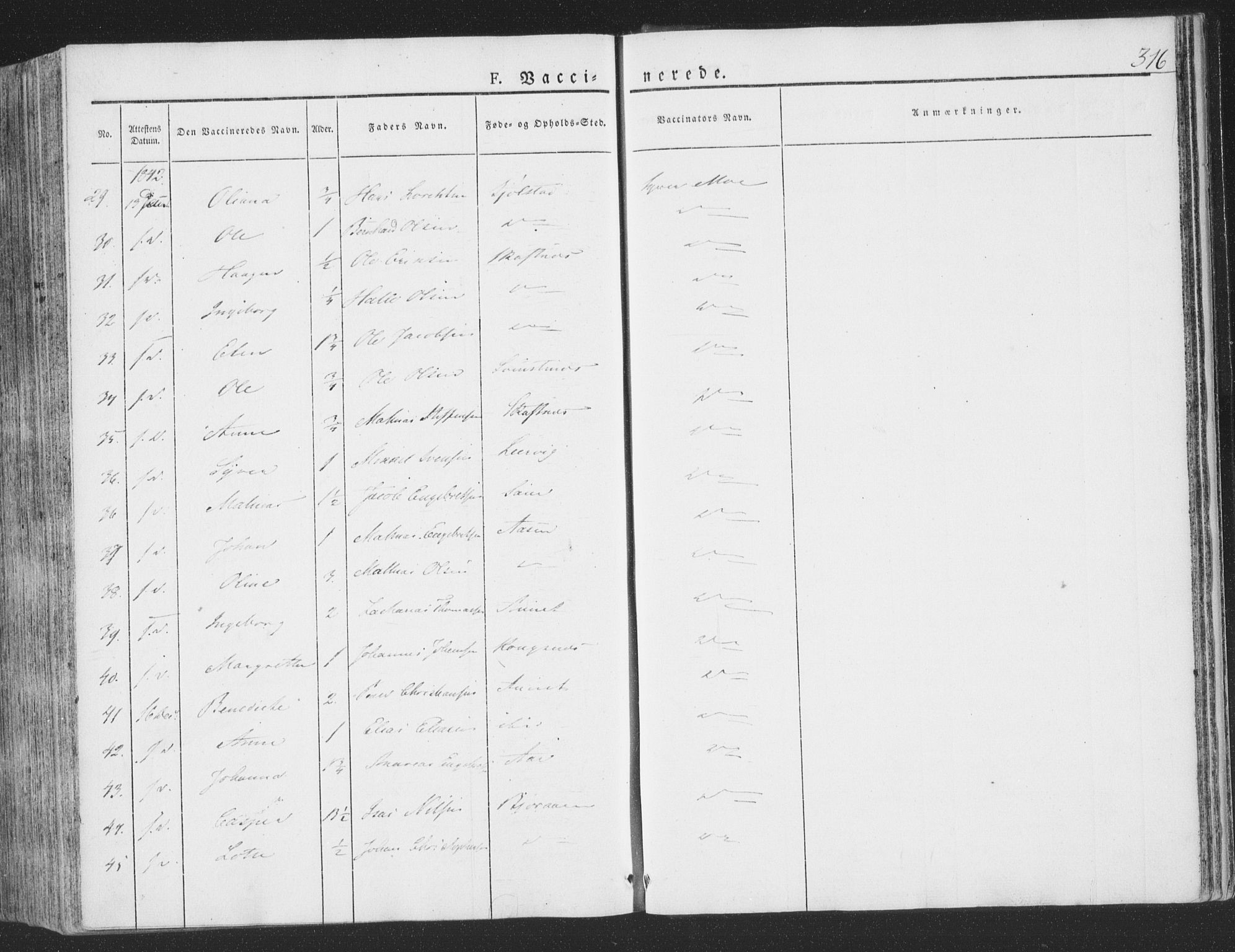 Ministerialprotokoller, klokkerbøker og fødselsregistre - Nord-Trøndelag, AV/SAT-A-1458/780/L0639: Ministerialbok nr. 780A04, 1830-1844, s. 316