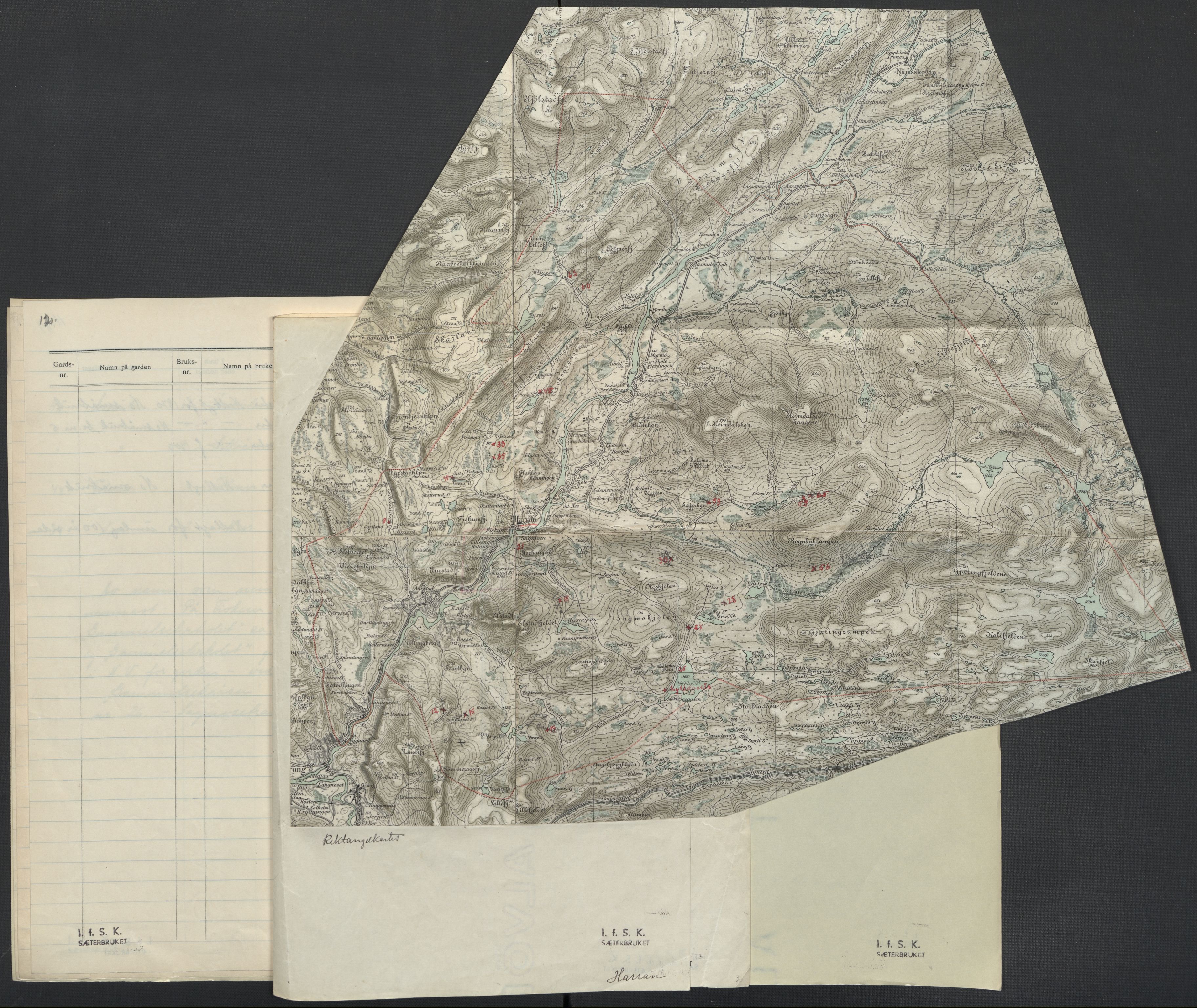 Instituttet for sammenlignende kulturforskning, AV/RA-PA-0424/F/Fc/L0015/0003: Eske B15: / Nord-Trøndelag (perm XLIV-XLV), 1933-1939