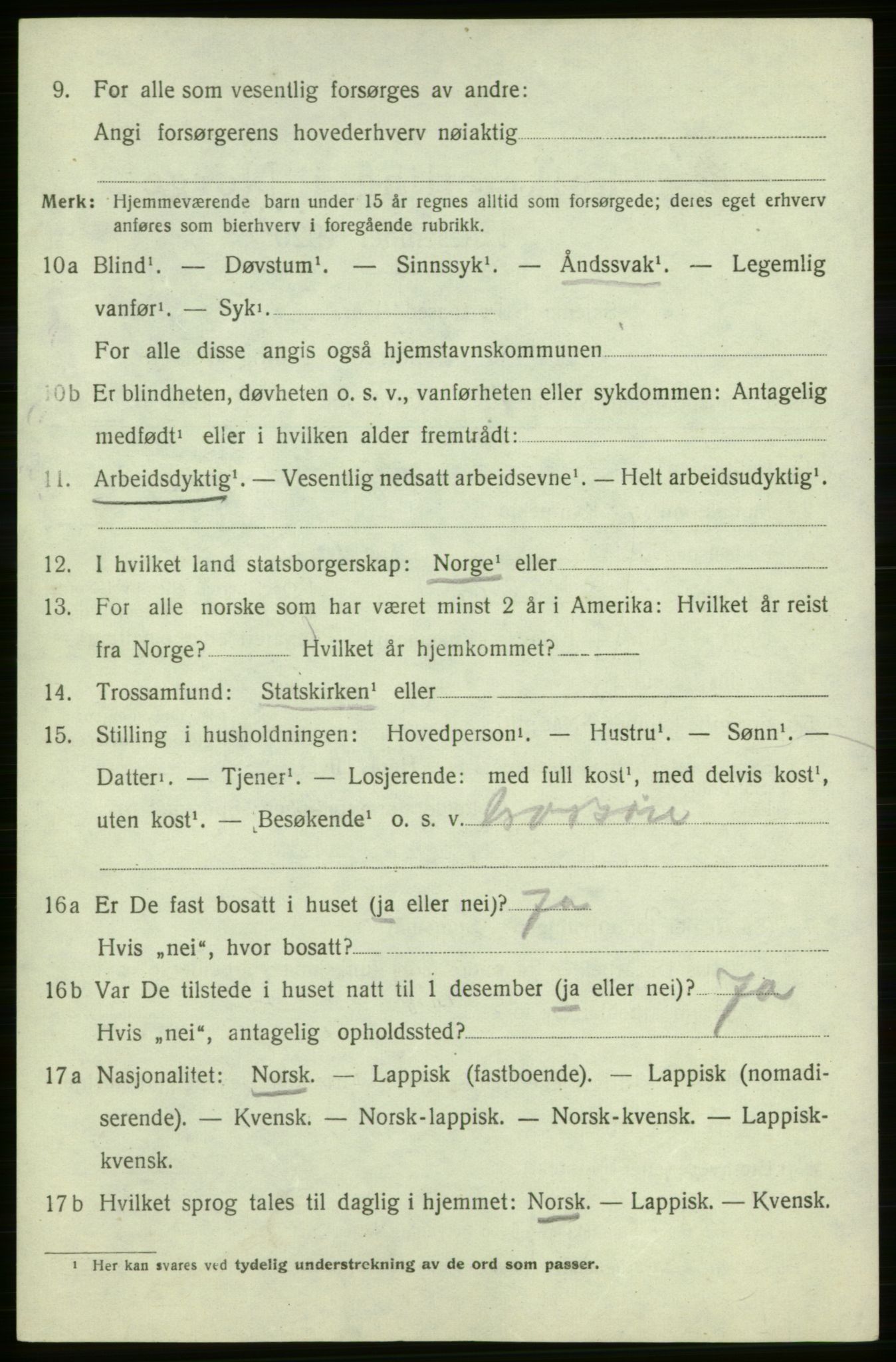 SATØ, Folketelling 1920 for 2018 Måsøy herred, 1920, s. 1257