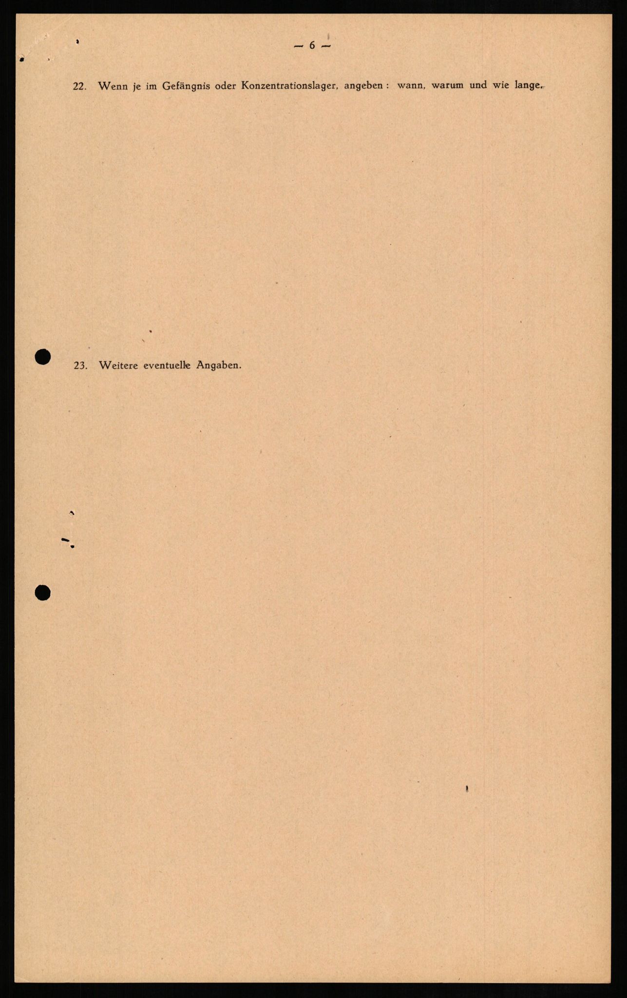 Forsvaret, Forsvarets overkommando II, RA/RAFA-3915/D/Db/L0011: CI Questionaires. Tyske okkupasjonsstyrker i Norge. Tyskere., 1945-1946, s. 509