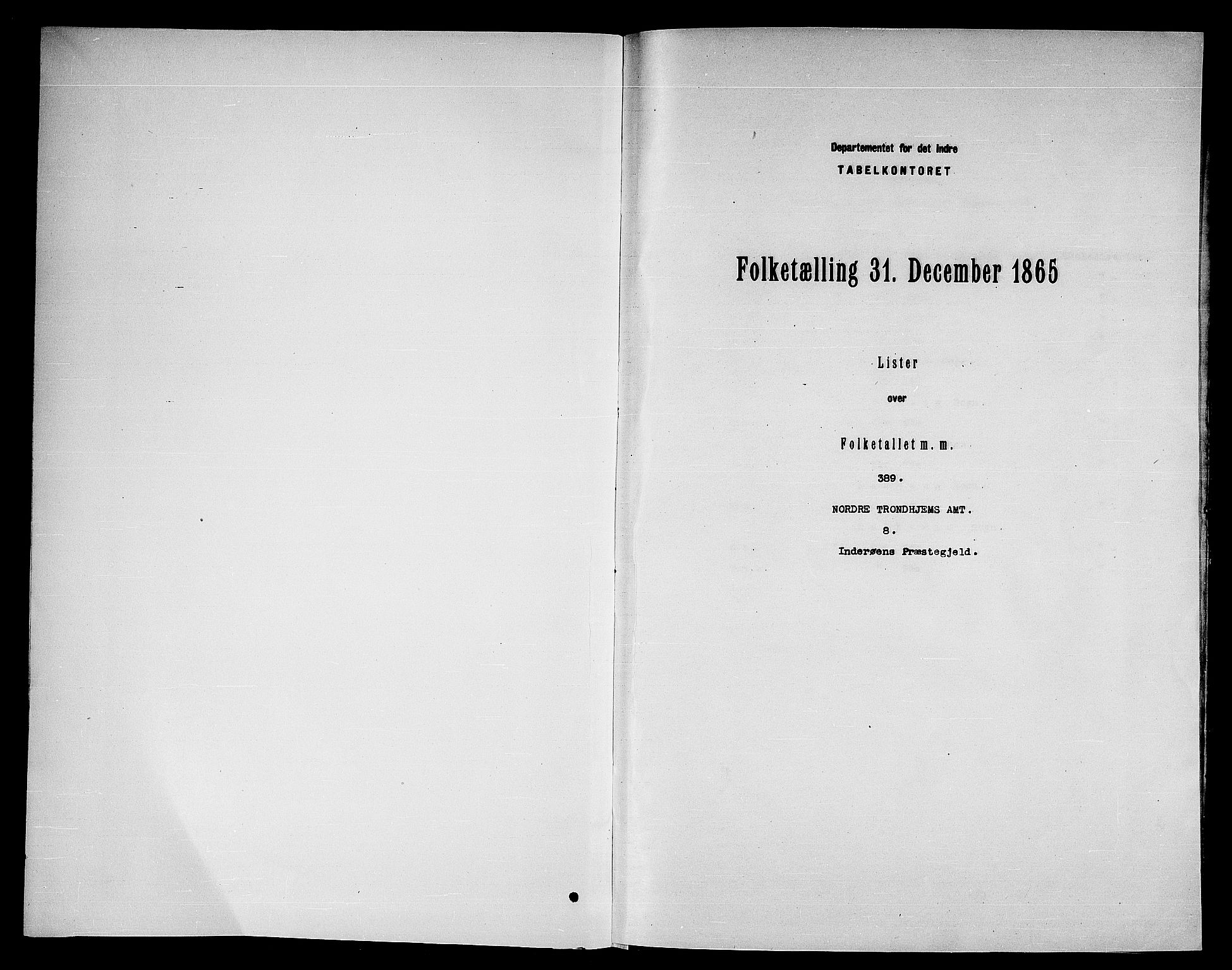 RA, Folketelling 1865 for 1729P Inderøy prestegjeld, 1865, s. 3