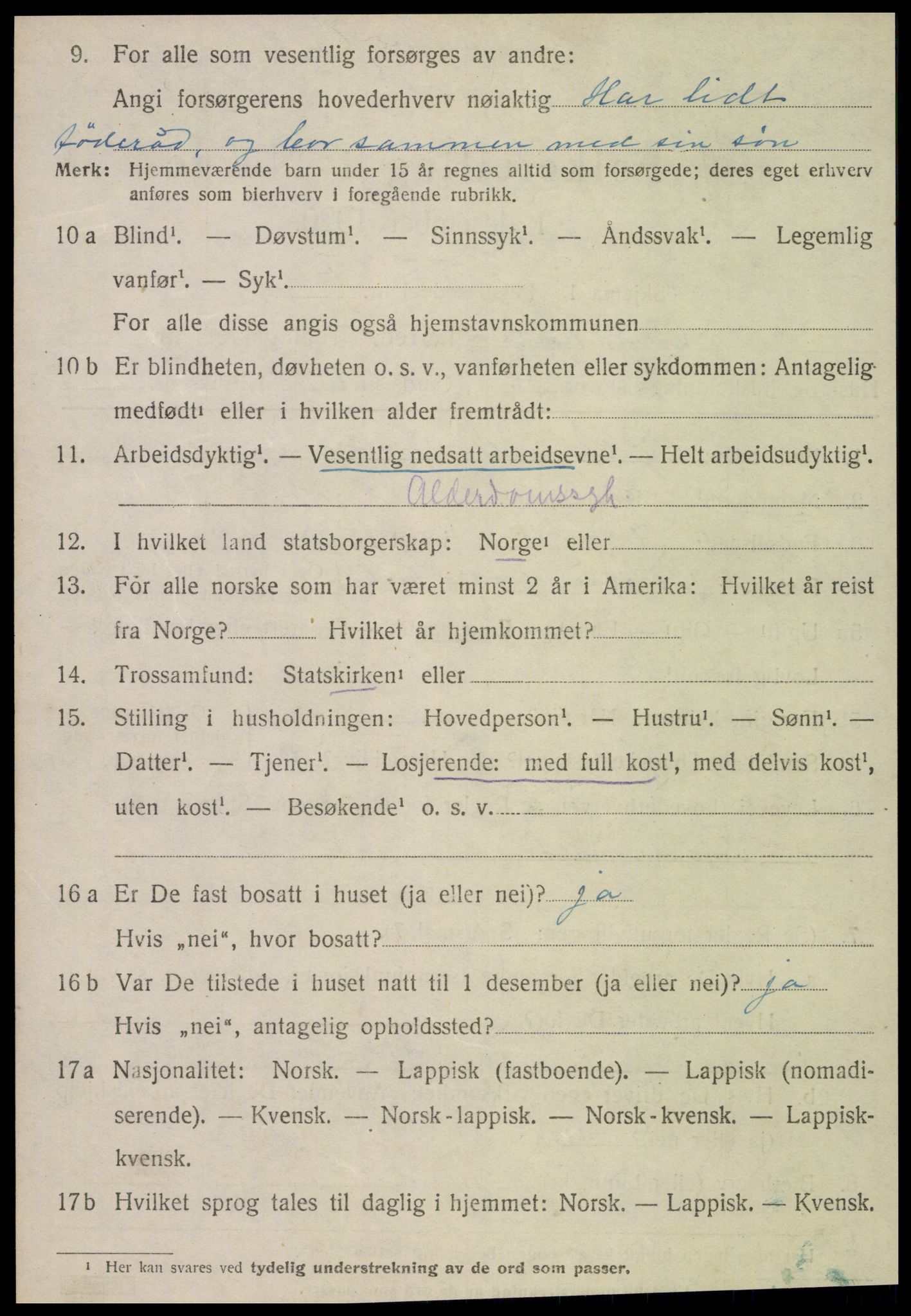 SAT, Folketelling 1920 for 1744 Overhalla herred, 1920, s. 3017
