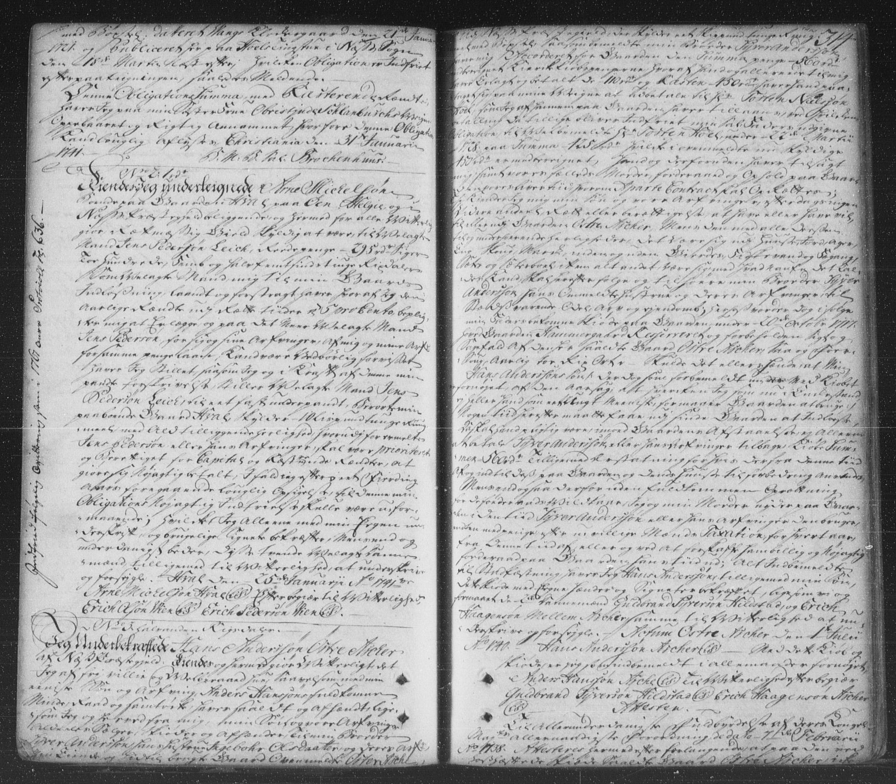 Hedemarken sorenskriveri, SAH/TING-034/H/Hb/L0005: Pantebok nr. 5, 1738-1744, s. 314