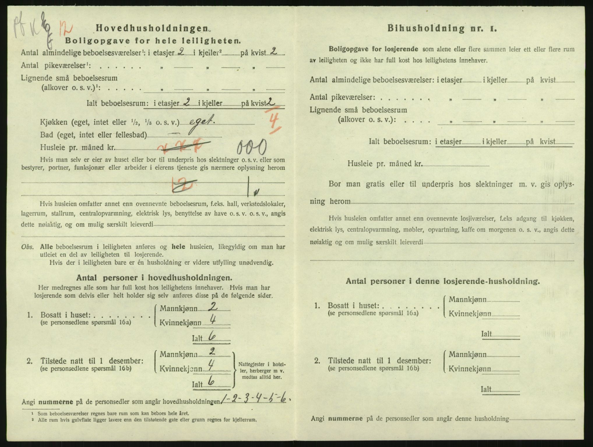 SAK, Folketelling 1920 for 0904 Grimstad kjøpstad, 1920, s. 1206