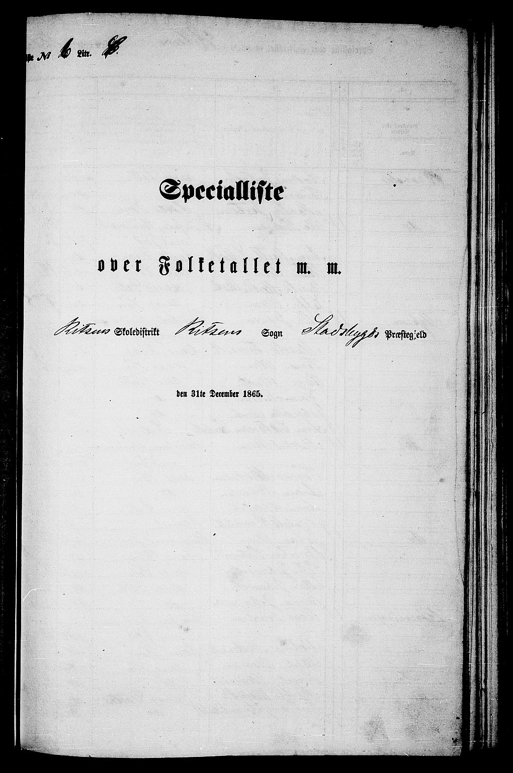 RA, Folketelling 1865 for 1625P Stadsbygd prestegjeld, 1865, s. 128