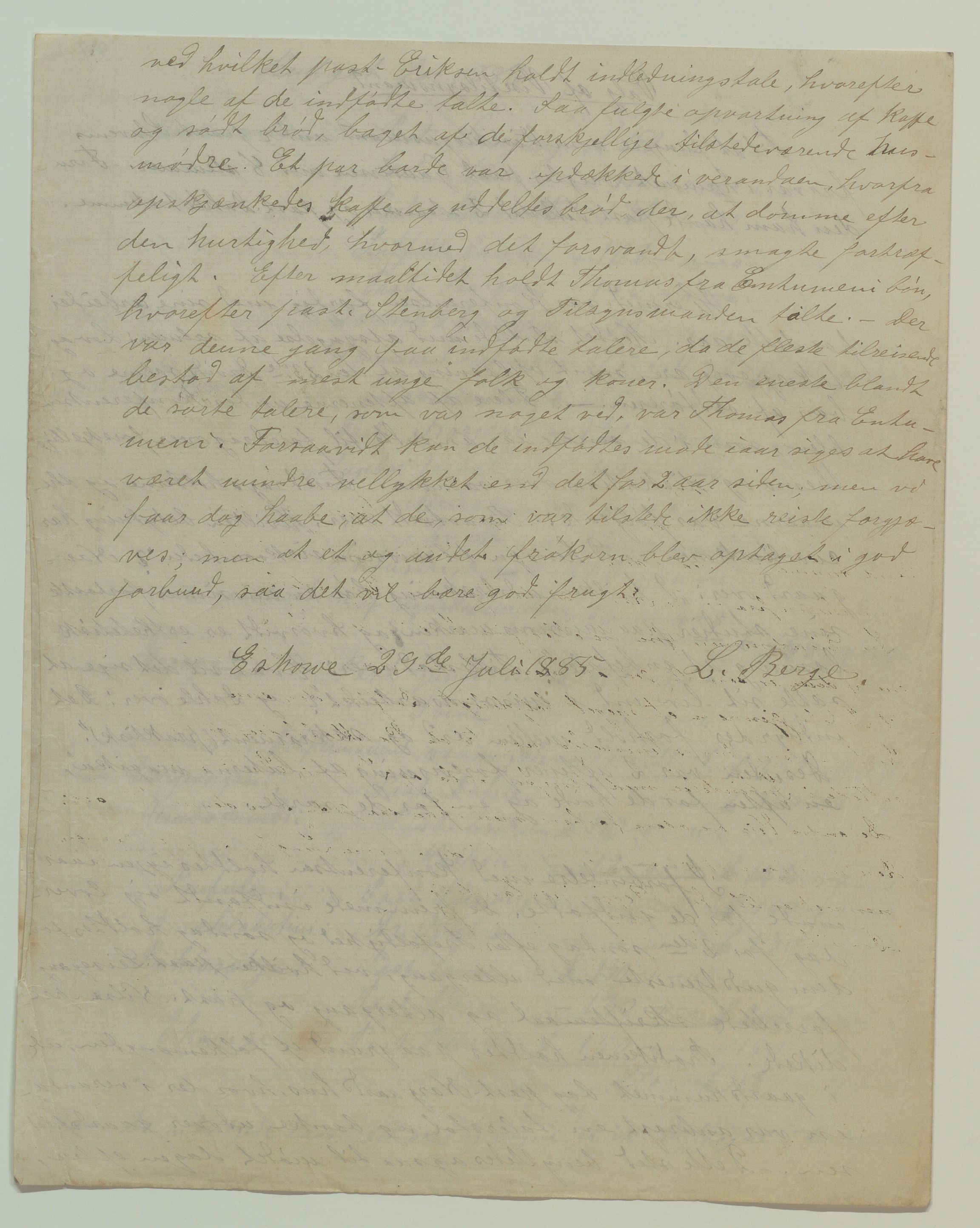 Det Norske Misjonsselskap - hovedadministrasjonen, VID/MA-A-1045/D/Da/Daa/L0036/0010: Konferansereferat og årsberetninger / Konferansereferat fra Sør-Afrika., 1885