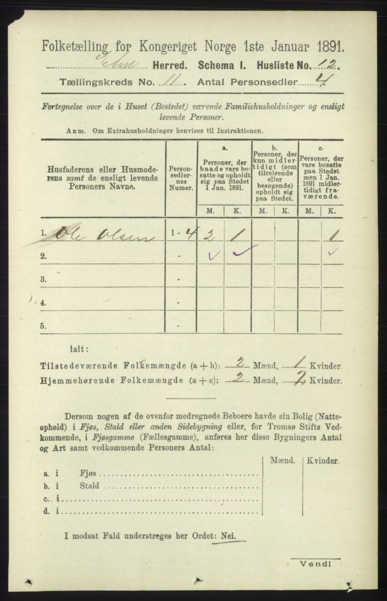 RA, Folketelling 1891 for 1211 Etne herred, 1891, s. 2214