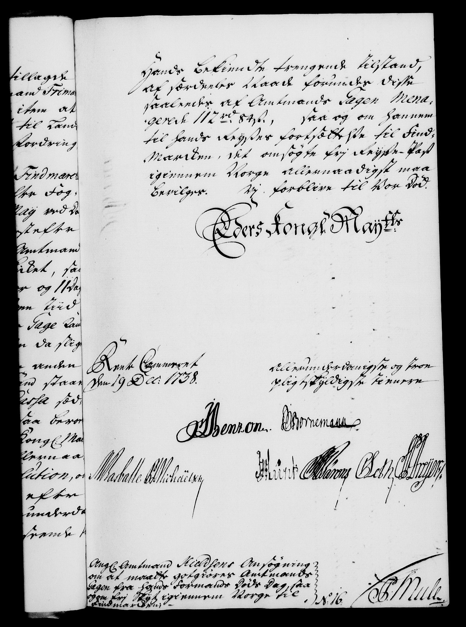 Rentekammeret, Kammerkanselliet, AV/RA-EA-3111/G/Gf/Gfa/L0022: Norsk relasjons- og resolusjonsprotokoll (merket RK 52.22), 1739, s. 36