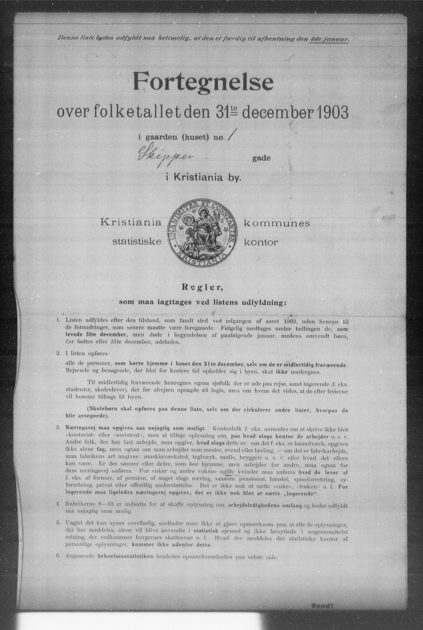 OBA, Kommunal folketelling 31.12.1903 for Kristiania kjøpstad, 1903, s. 18251
