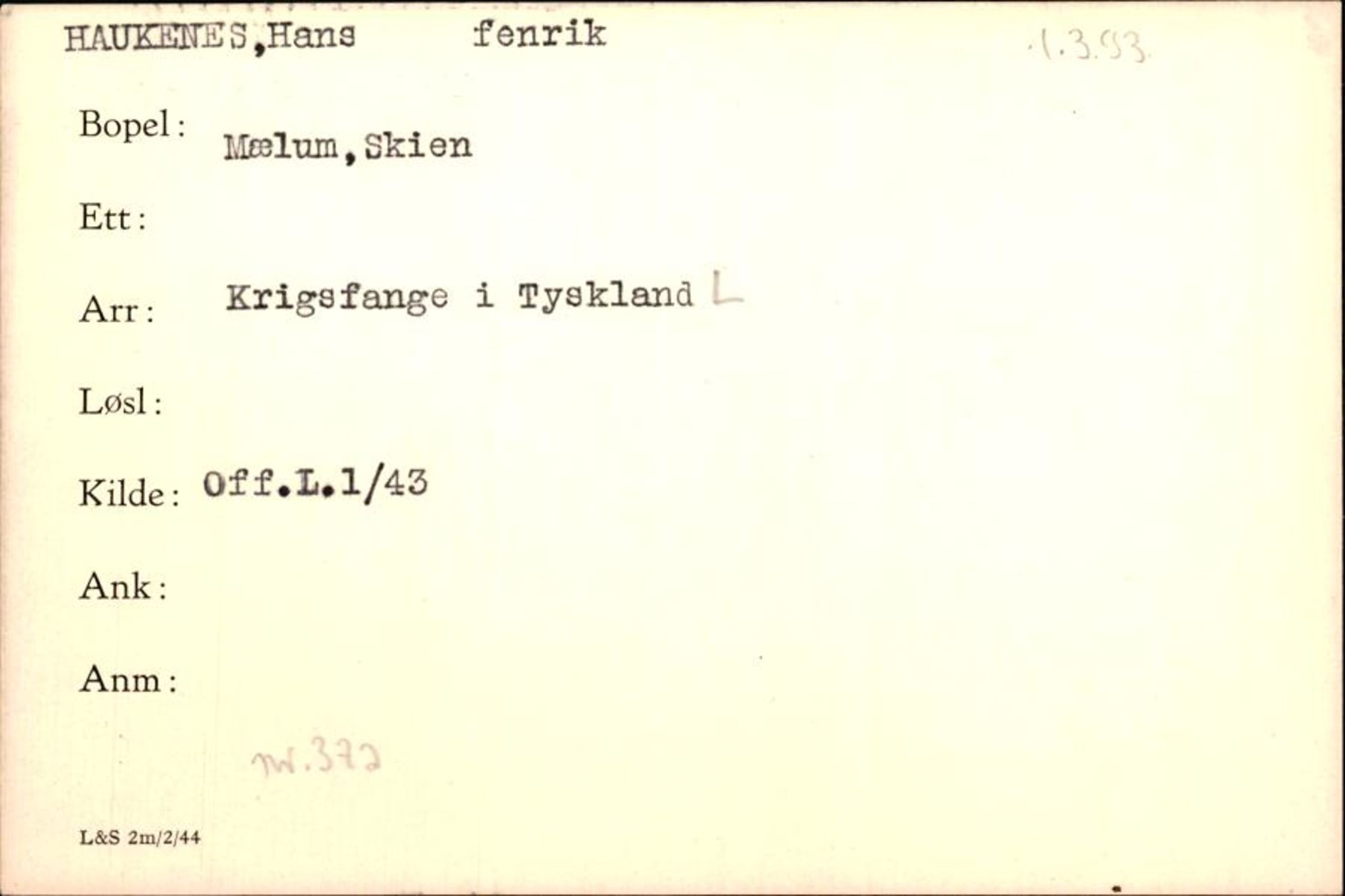 Forsvaret, Forsvarets krigshistoriske avdeling, AV/RA-RAFA-2017/Y/Yf/L0200: II-C-11-2102  -  Norske krigsfanger i Tyskland, 1940-1945, s. 404