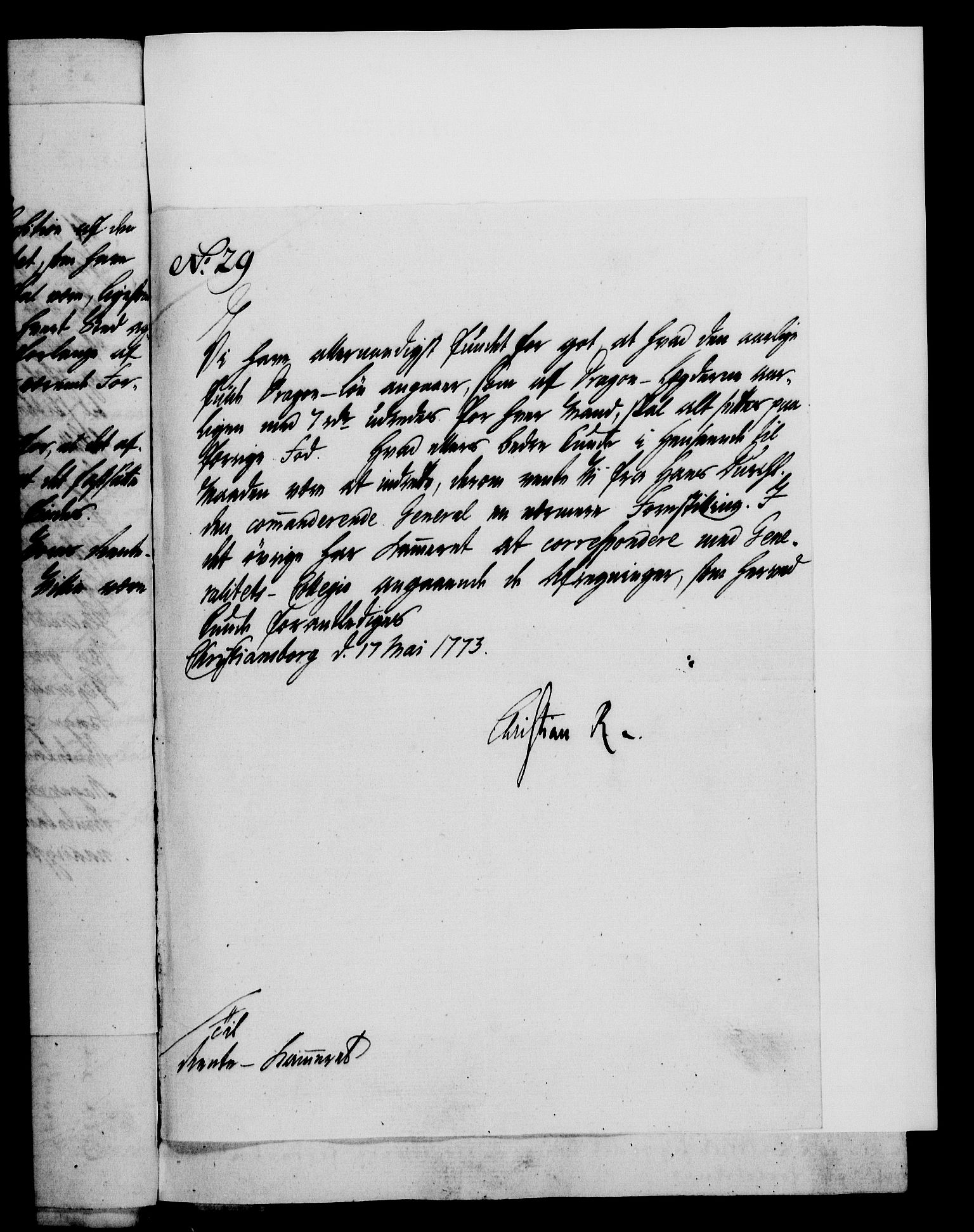 Rentekammeret, Kammerkanselliet, AV/RA-EA-3111/G/Gf/Gfa/L0055: Norsk relasjons- og resolusjonsprotokoll (merket RK 52.55), 1773, s. 122
