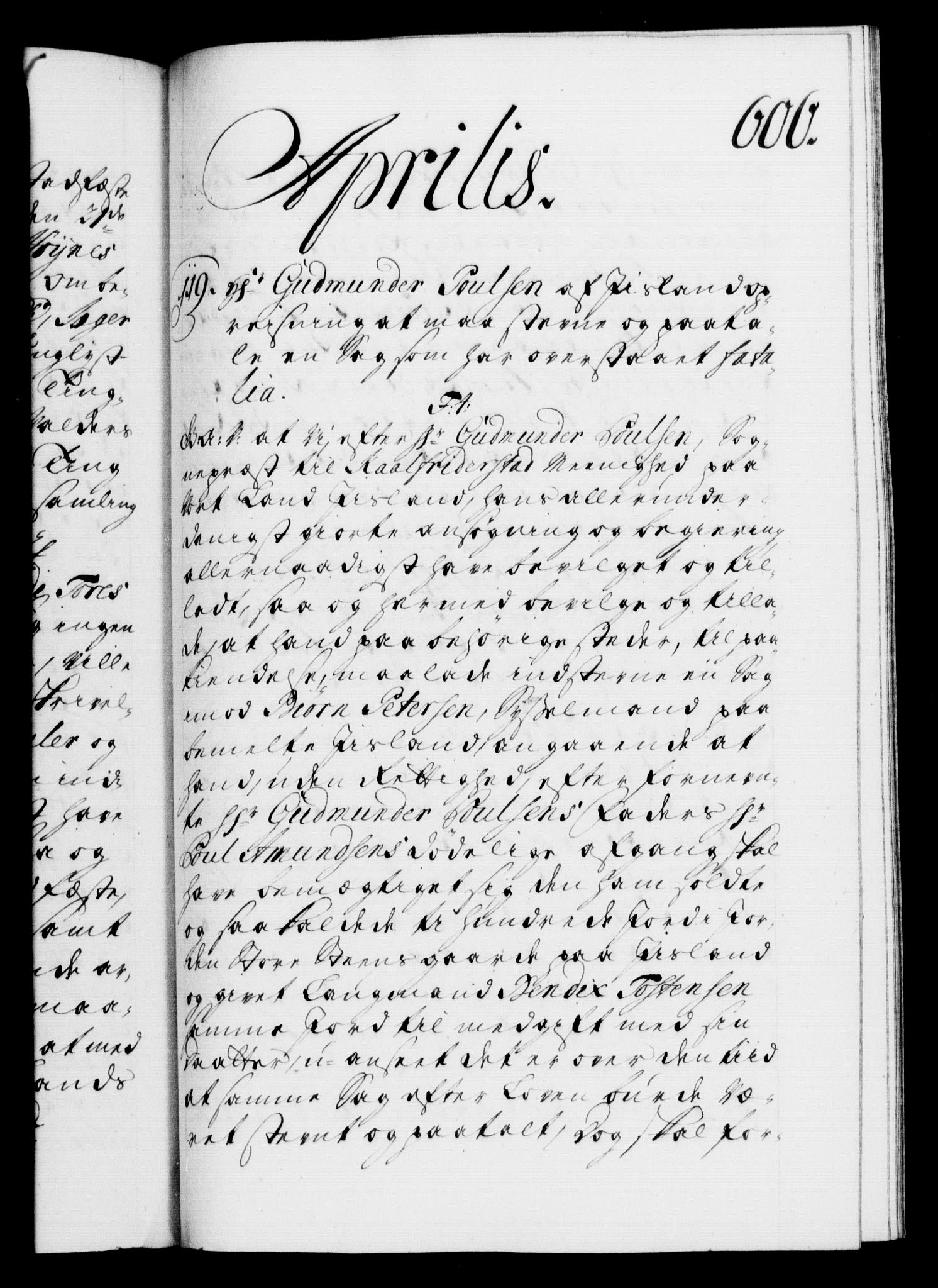 Danske Kanselli 1572-1799, AV/RA-EA-3023/F/Fc/Fca/Fcaa/L0025: Norske registre, 1726-1728, s. 606a