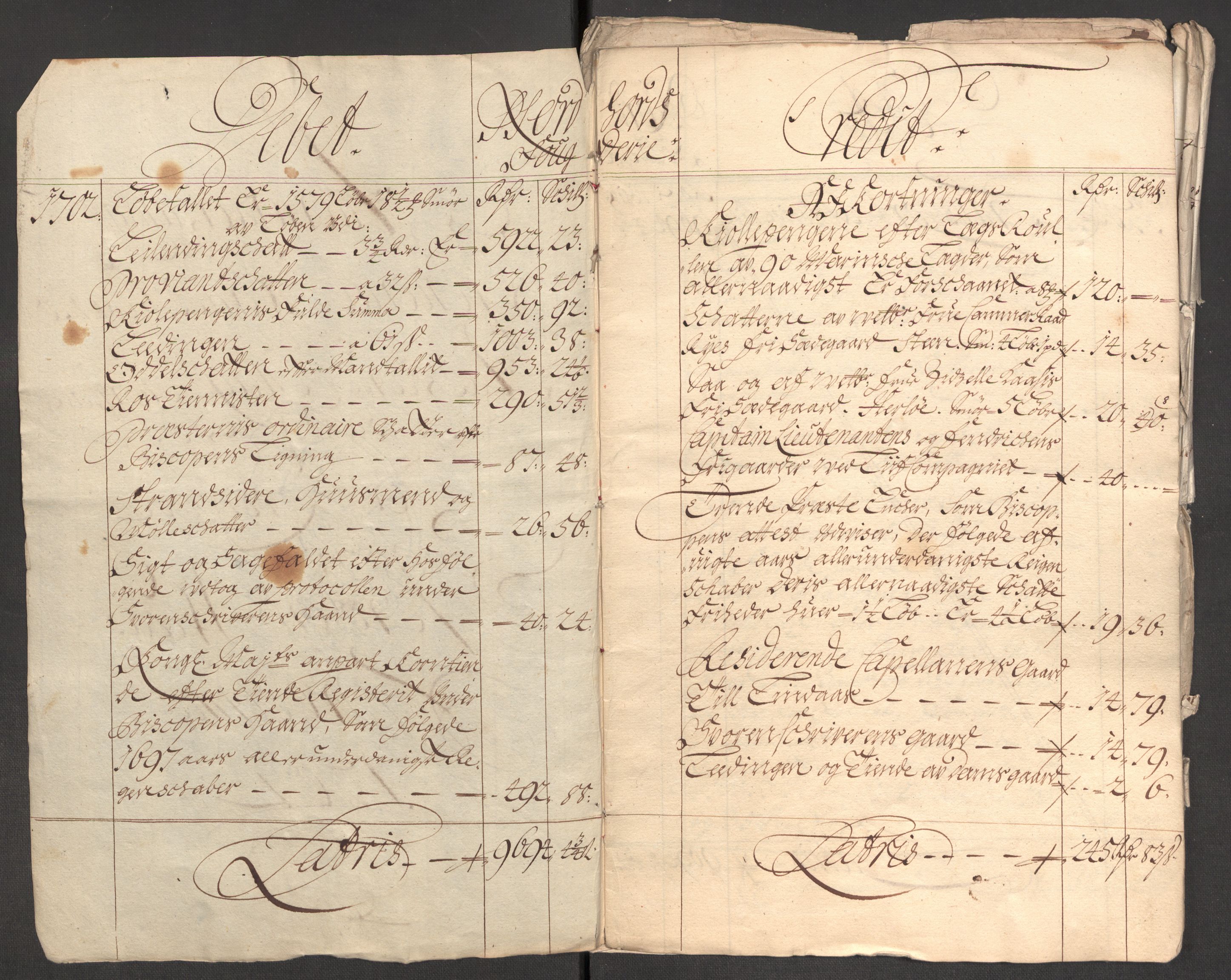 Rentekammeret inntil 1814, Reviderte regnskaper, Fogderegnskap, RA/EA-4092/R51/L3186: Fogderegnskap Nordhordland og Voss, 1702-1703, s. 4