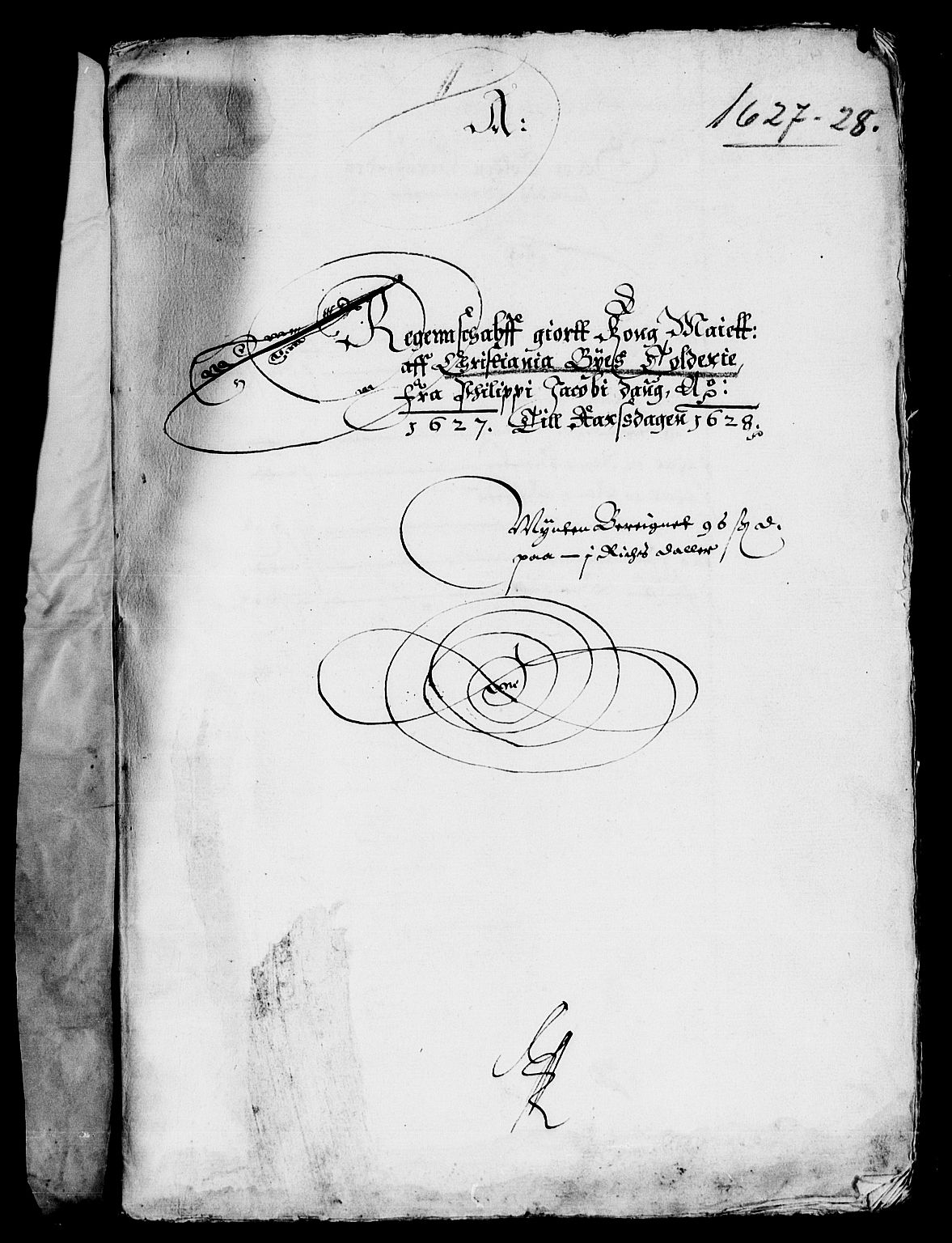 Rentekammeret inntil 1814, Reviderte regnskaper, Lensregnskaper, RA/EA-5023/R/Rb/Rba/L0080: Akershus len, 1626-1628