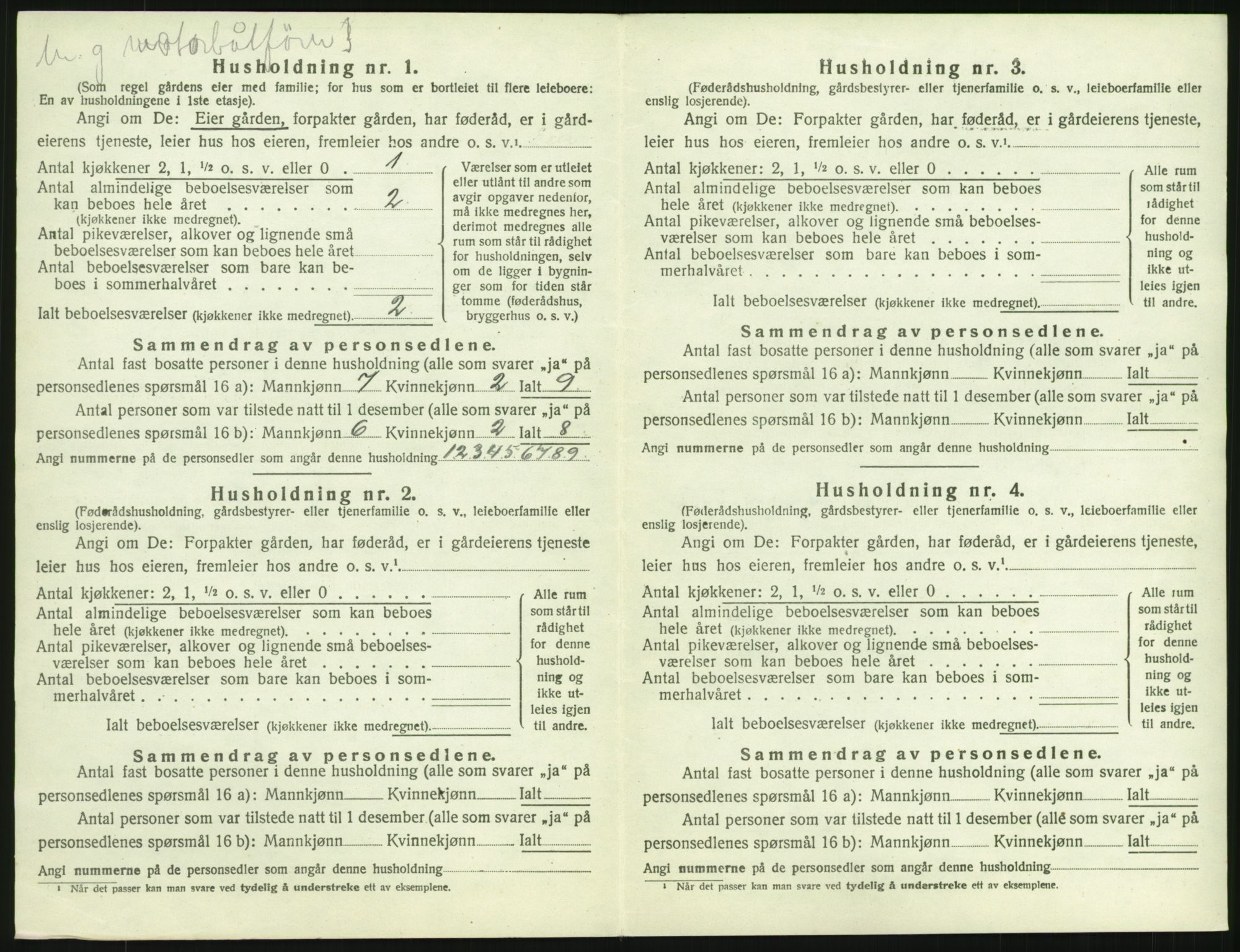 SAH, Folketelling 1920 for 0528 Østre Toten herred, 1920, s. 79