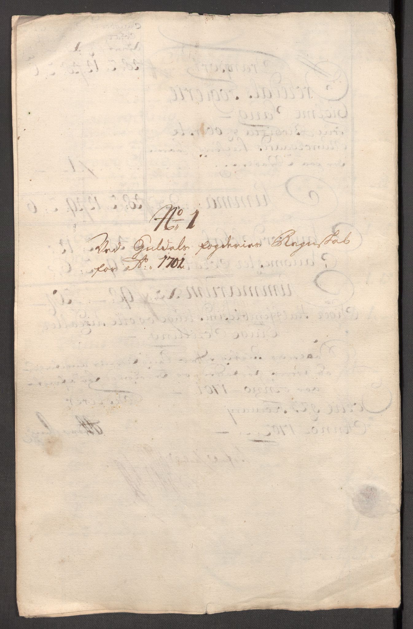 Rentekammeret inntil 1814, Reviderte regnskaper, Fogderegnskap, RA/EA-4092/R60/L3951: Fogderegnskap Orkdal og Gauldal, 1701, s. 213