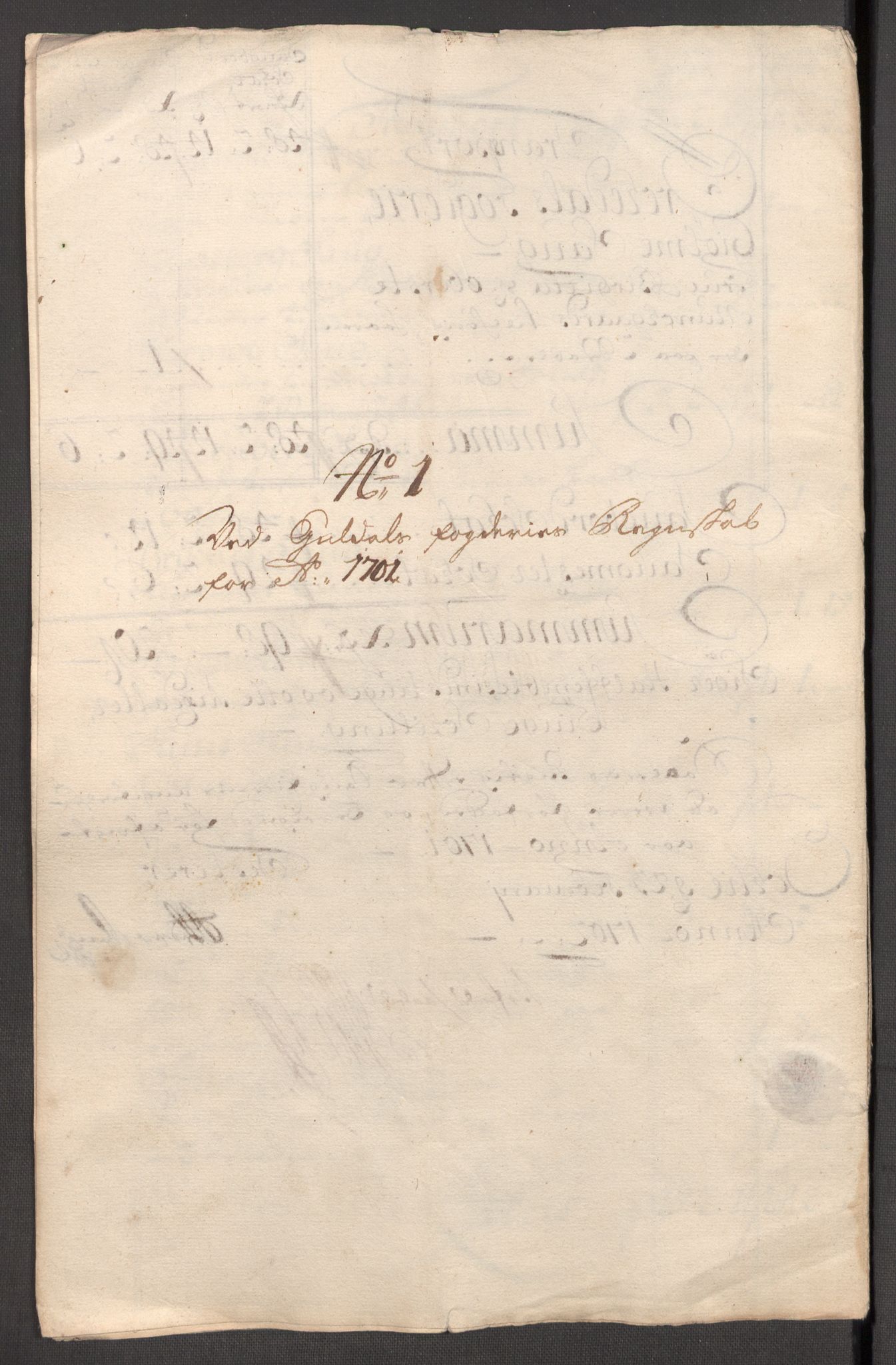 Rentekammeret inntil 1814, Reviderte regnskaper, Fogderegnskap, AV/RA-EA-4092/R60/L3951: Fogderegnskap Orkdal og Gauldal, 1701, s. 213