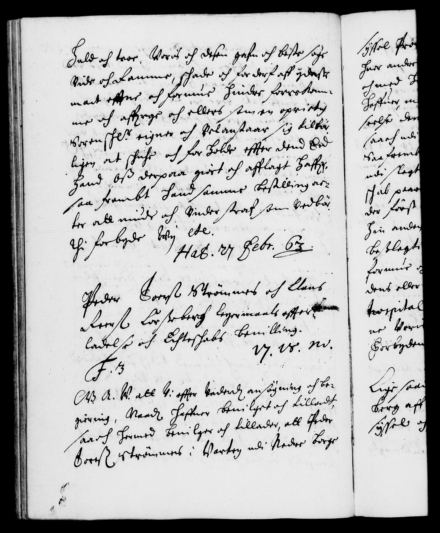 Danske Kanselli 1572-1799, RA/EA-3023/F/Fc/Fca/Fcaa/L0010: Norske registre (mikrofilm), 1660-1670, s. 296b