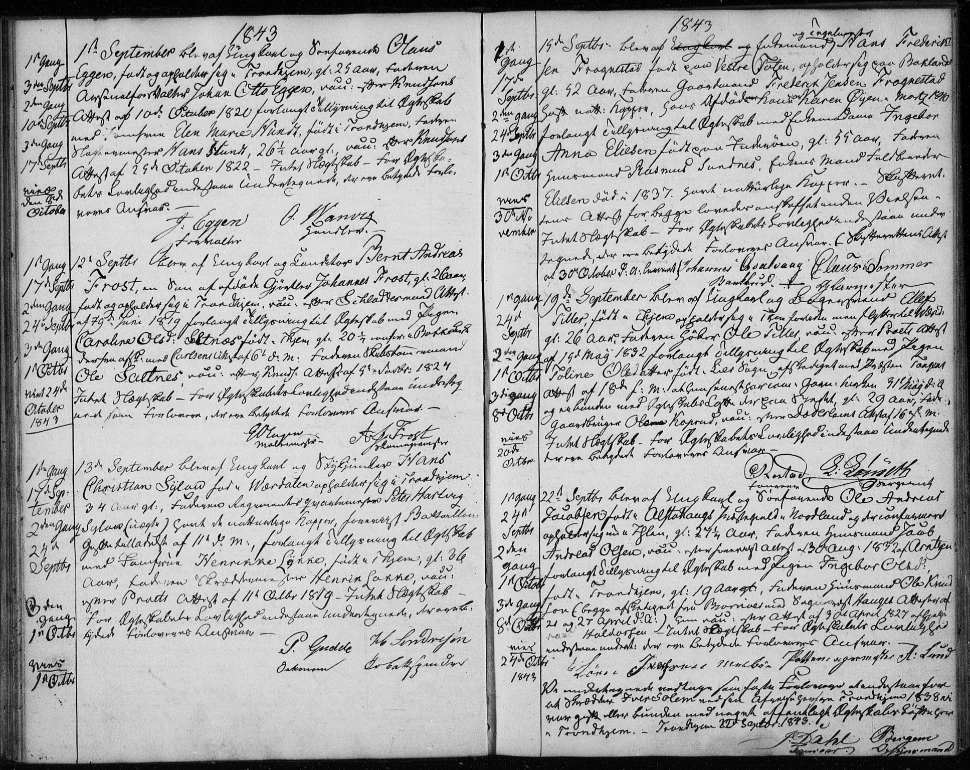 Ministerialprotokoller, klokkerbøker og fødselsregistre - Sør-Trøndelag, AV/SAT-A-1456/601/L0050: Ministerialbok nr. 601A18, 1841-1852