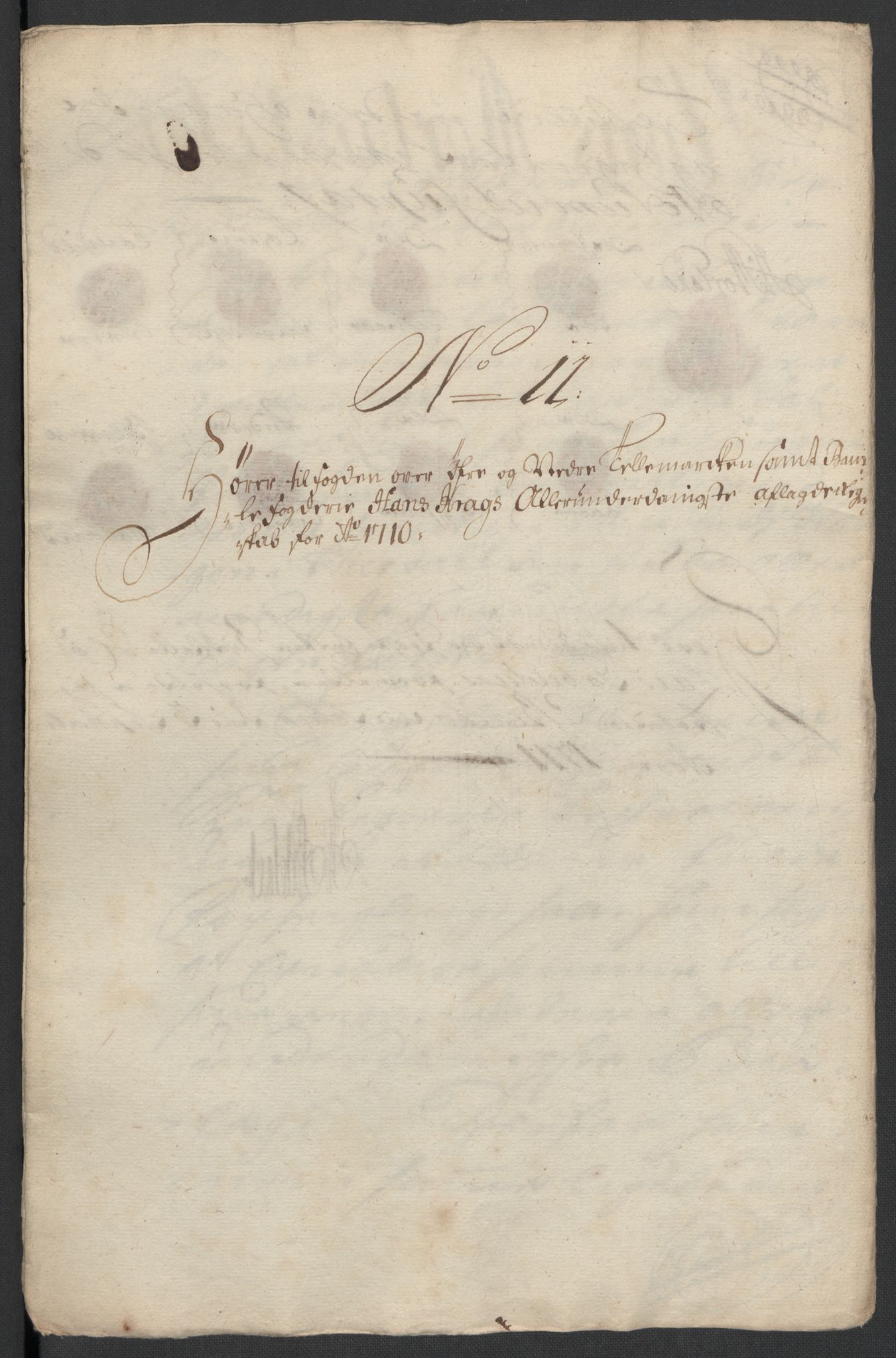 Rentekammeret inntil 1814, Reviderte regnskaper, Fogderegnskap, RA/EA-4092/R36/L2119: Fogderegnskap Øvre og Nedre Telemark og Bamble, 1710, s. 70