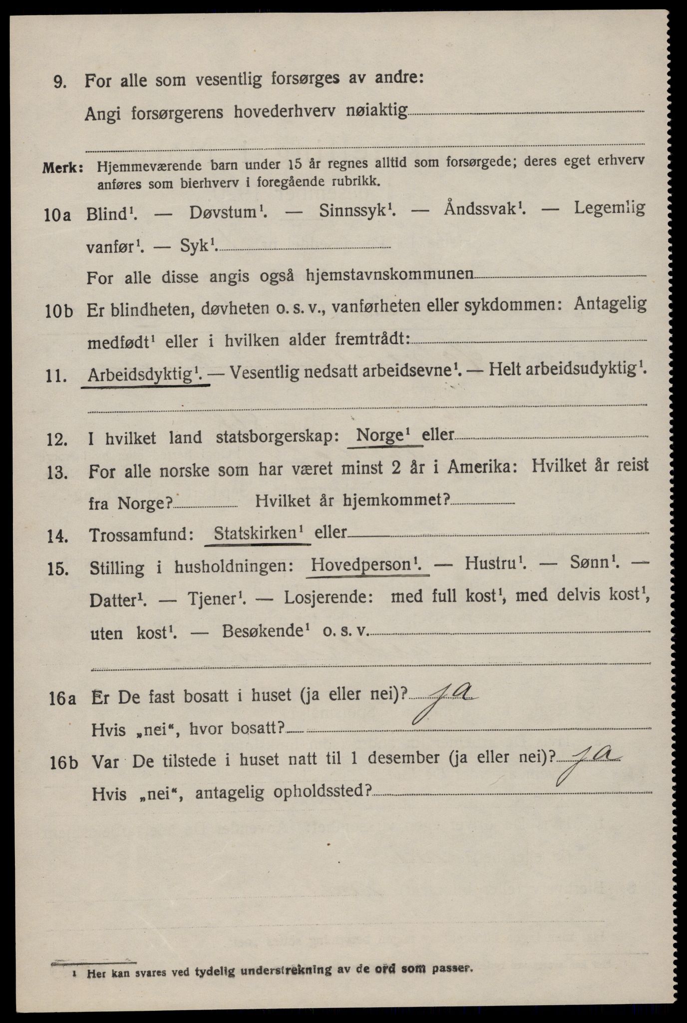 SAKO, Folketelling 1920 for 0827 Hjartdal herred, 1920, s. 2729