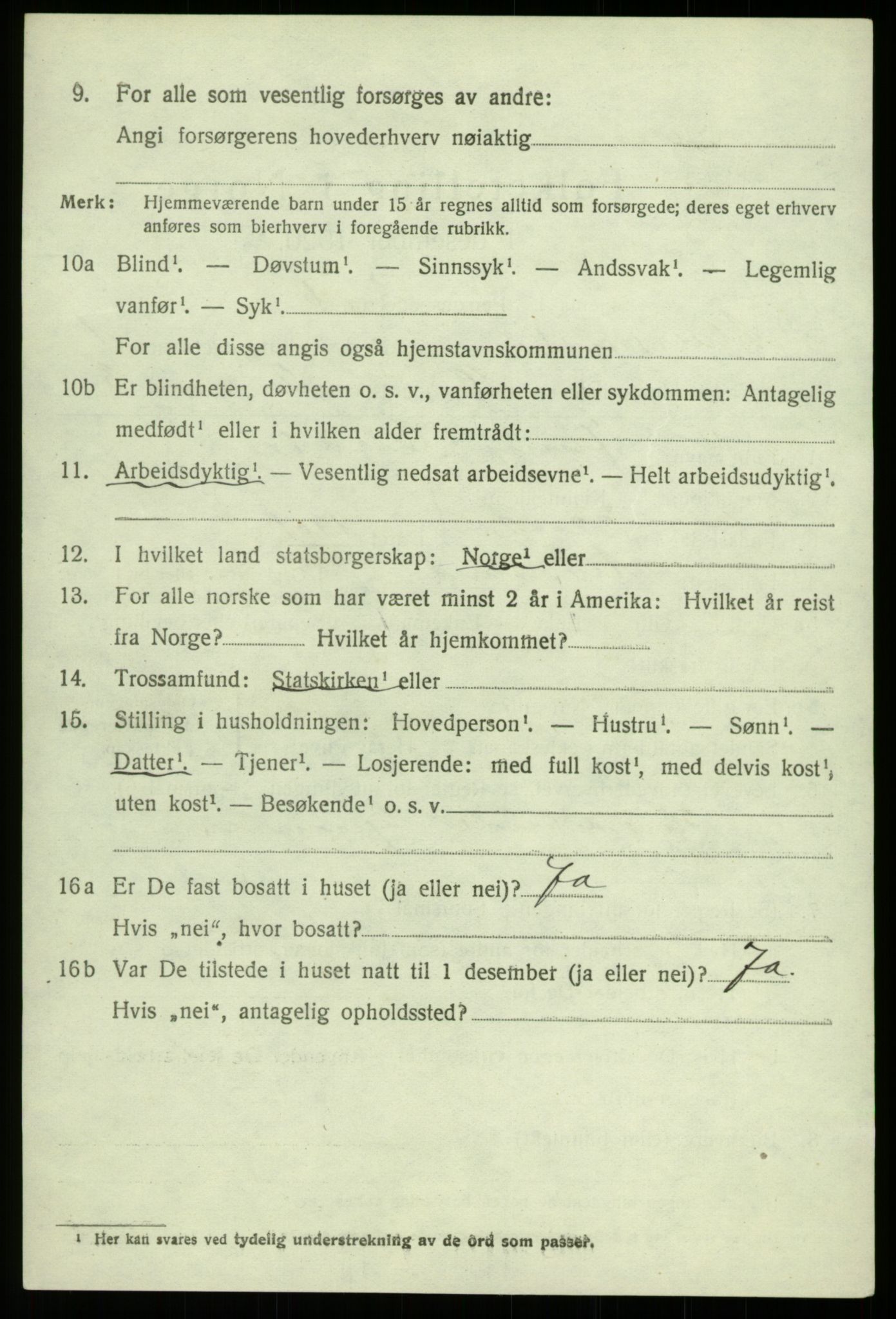 SAB, Folketelling 1920 for 1257 Alversund herred, 1920, s. 1287
