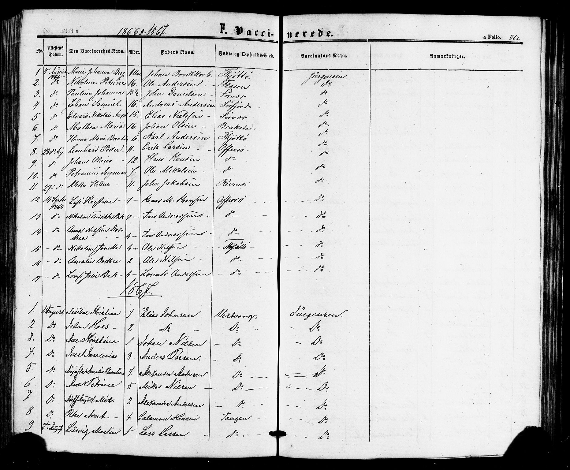 Ministerialprotokoller, klokkerbøker og fødselsregistre - Nordland, AV/SAT-A-1459/817/L0262: Ministerialbok nr. 817A03/ 1, 1862-1877, s. 362