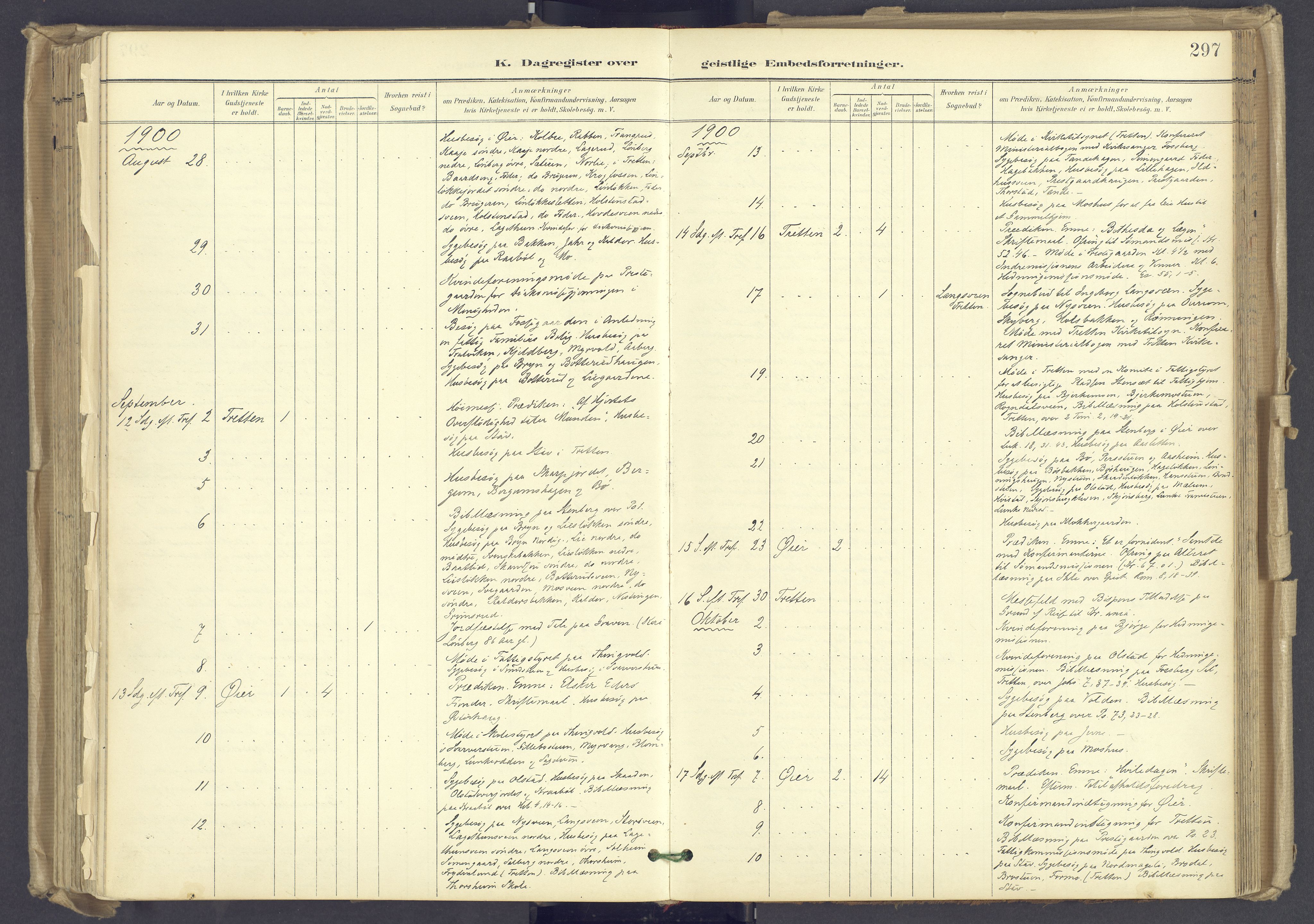 Øyer prestekontor, AV/SAH-PREST-084/H/Ha/Haa/L0012: Ministerialbok nr. 12, 1897-1920, s. 297
