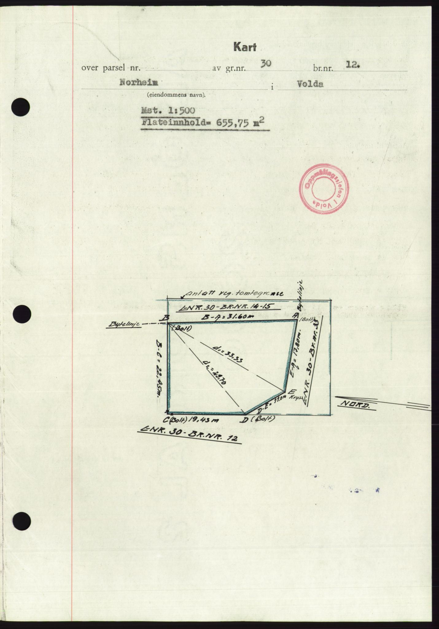 Søre Sunnmøre sorenskriveri, AV/SAT-A-4122/1/2/2C/L0086: Pantebok nr. 12A, 1949-1950, Dagboknr: 376/1950