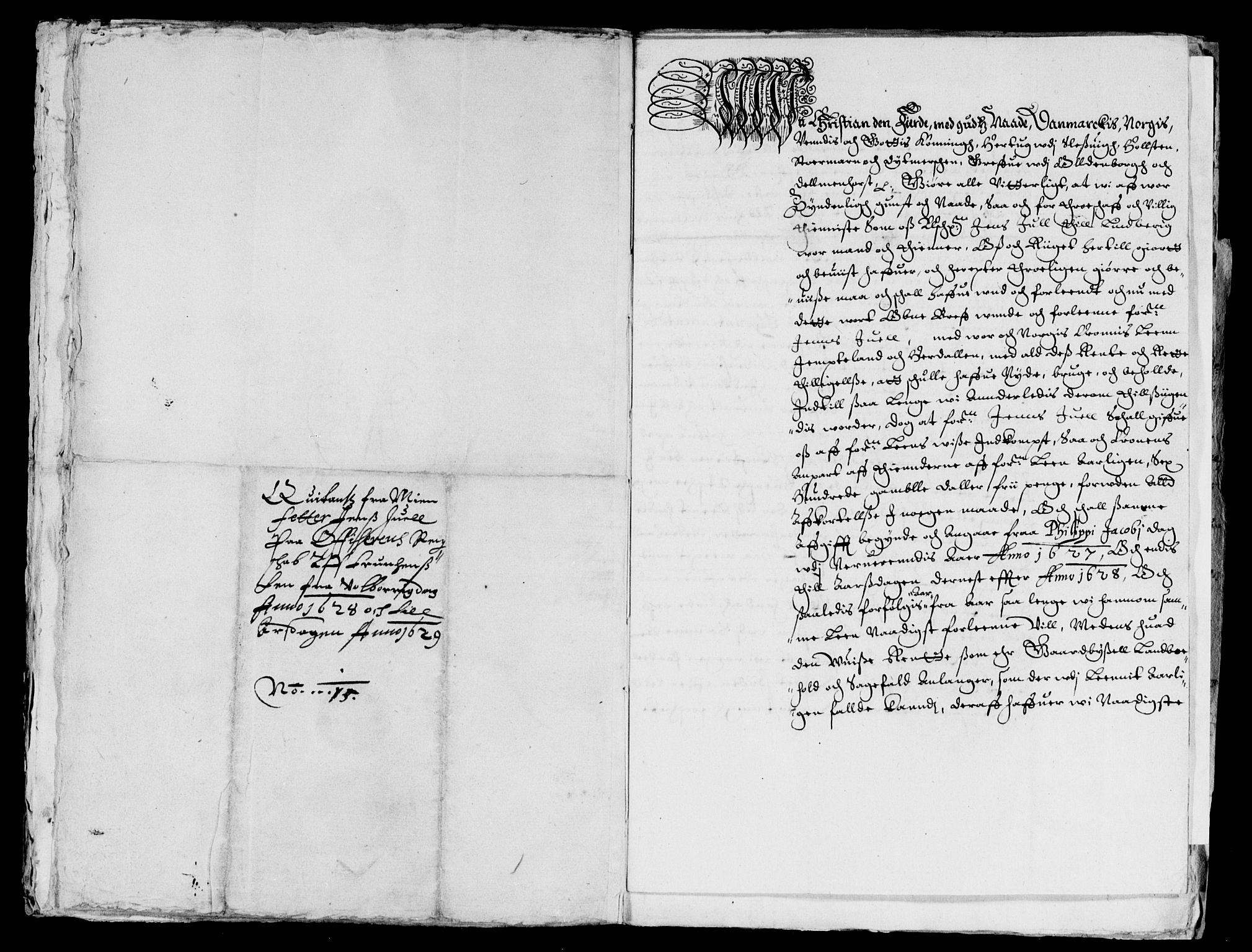 Rentekammeret inntil 1814, Reviderte regnskaper, Lensregnskaper, AV/RA-EA-5023/R/Rb/Rbw/L0039: Trondheim len, 1627-1629