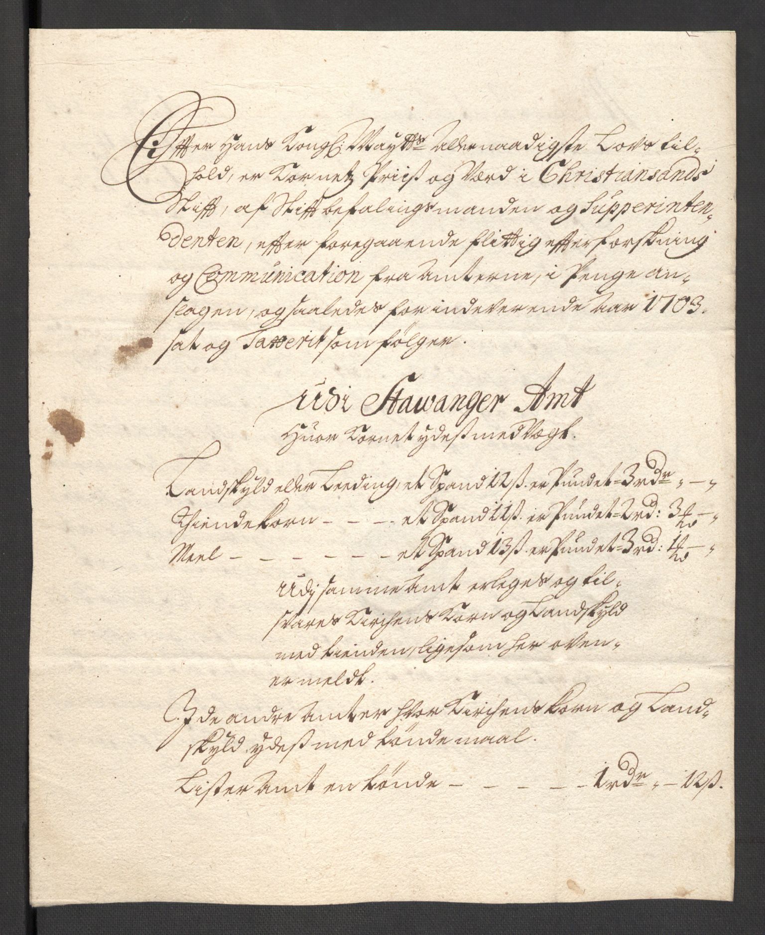 Rentekammeret inntil 1814, Reviderte regnskaper, Fogderegnskap, RA/EA-4092/R46/L2732: Fogderegnskap Jæren og Dalane, 1703-1704, s. 22