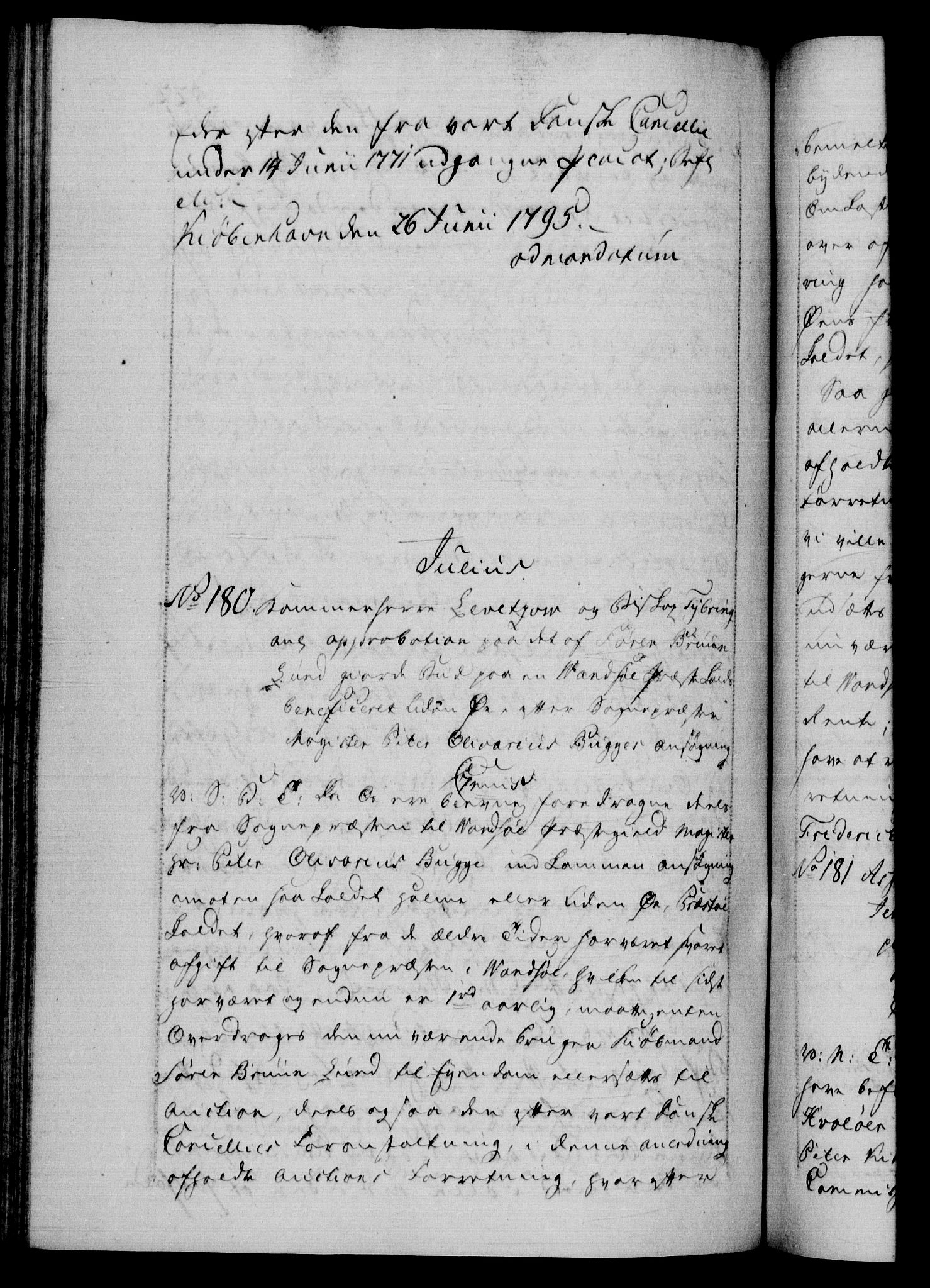 Danske Kanselli 1572-1799, RA/EA-3023/F/Fc/Fca/Fcab/L0045: Norske tegnelser, 1792-1796, s. 522b