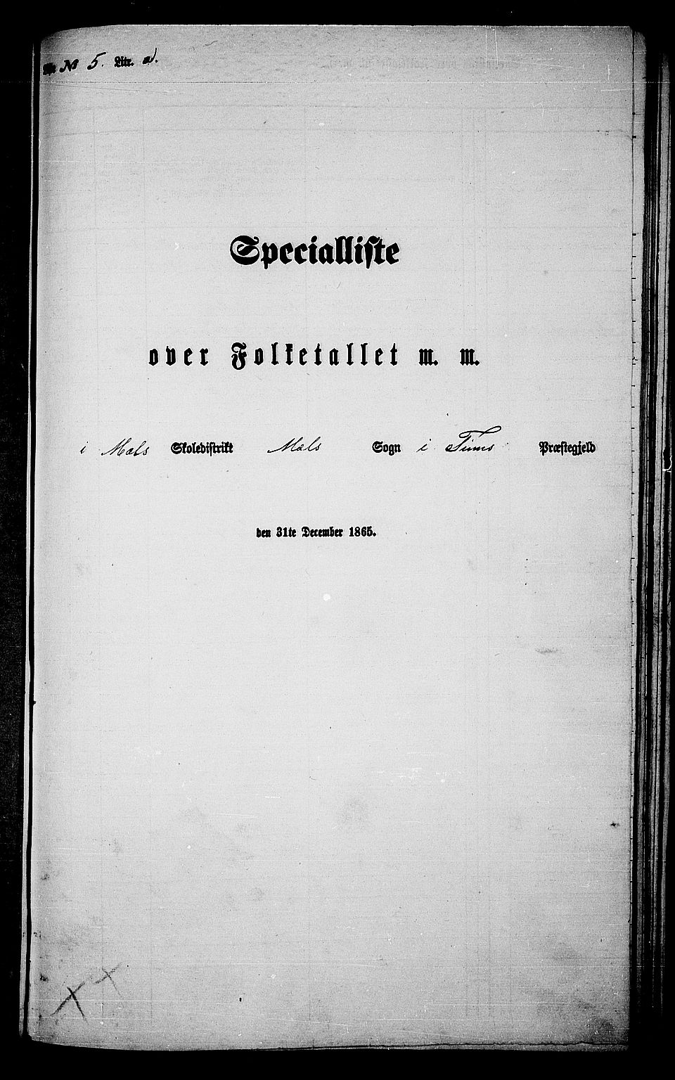 RA, Folketelling 1865 for 0826P Tinn prestegjeld, 1865, s. 81