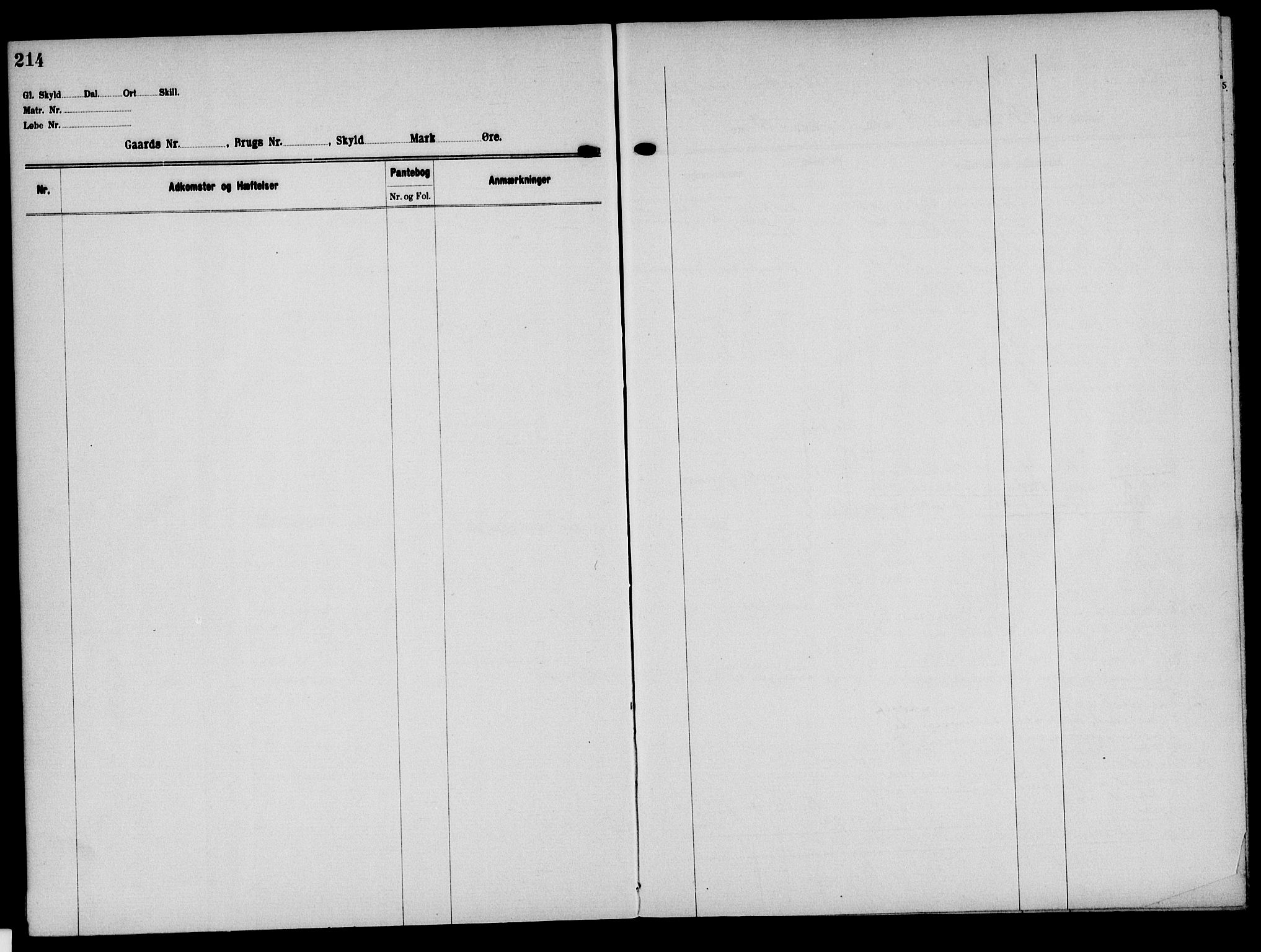 Solør tingrett, AV/SAH-TING-008/H/Ha/Hak/L0005: Panteregister nr. V, 1900-1935, s. 214