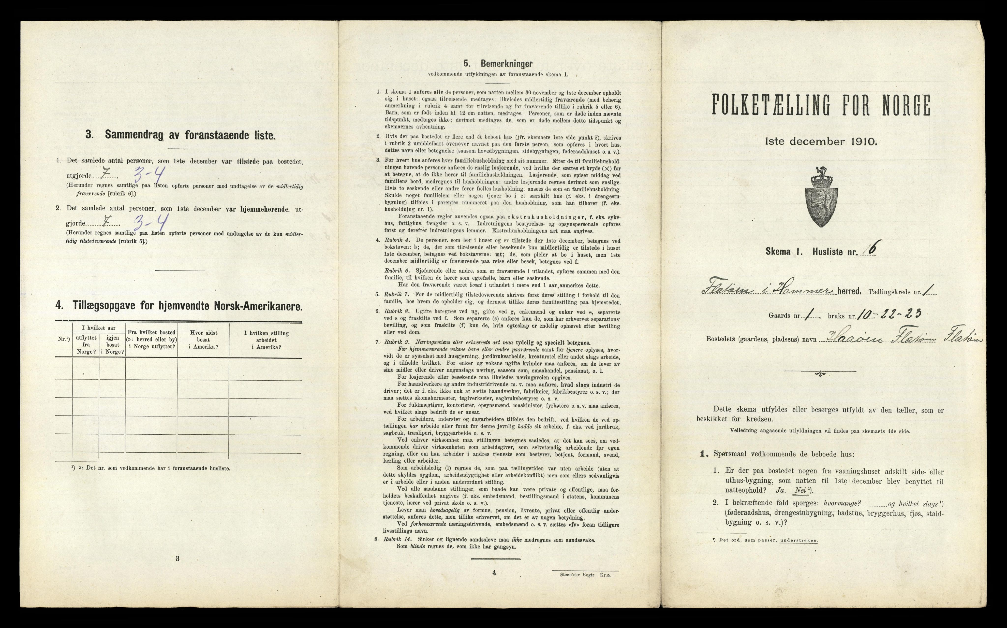 RA, Folketelling 1910 for 1254 Hamre herred, 1910, s. 50