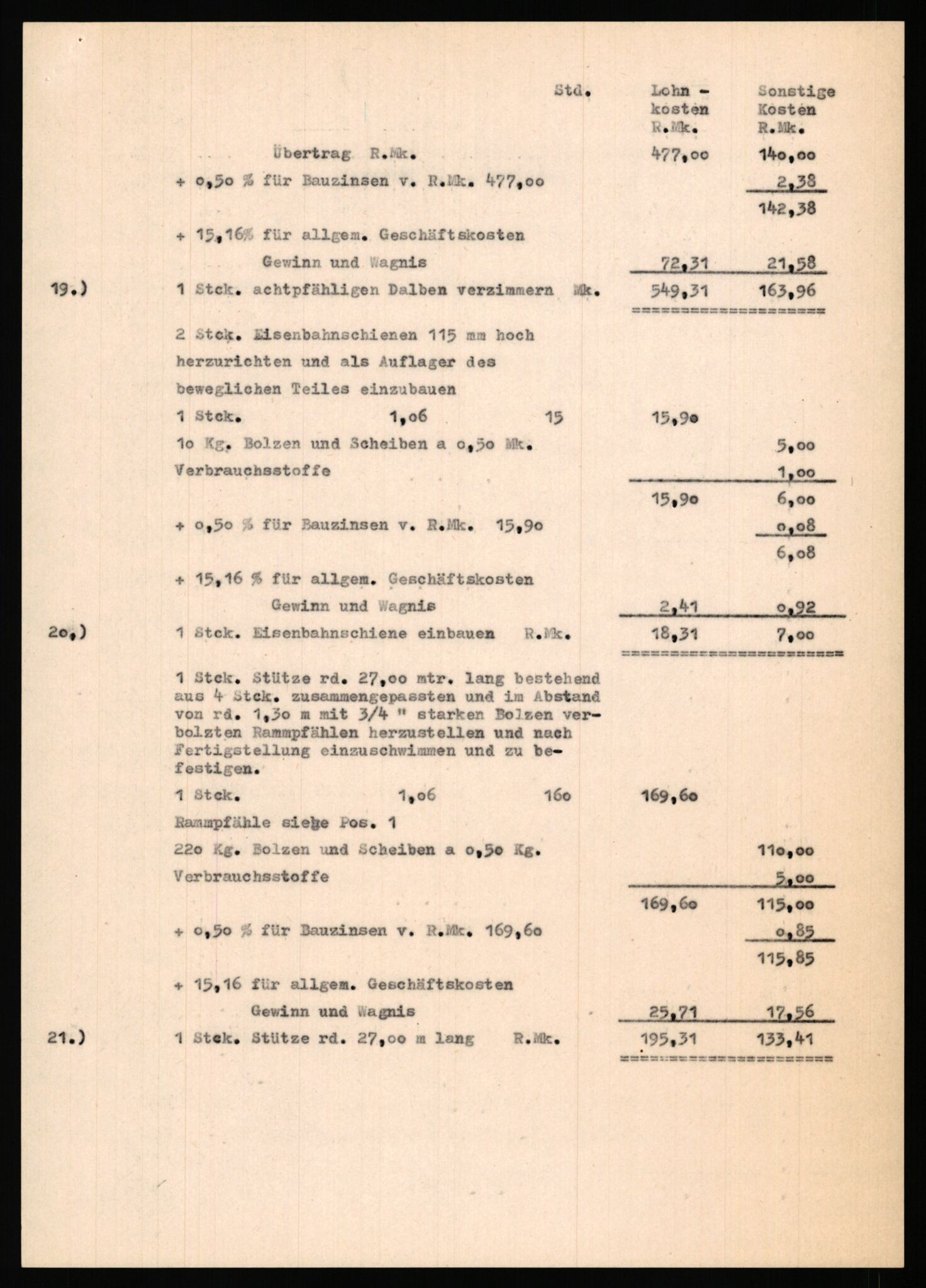 Tyske arkiver, Organisation Todt (OT), Einsatzgruppe Wiking, AV/RA-RAFA-2188/2/F/Fg/Fgb/L0002: Korrespondanse og tegninger, 1940-1944, s. 75