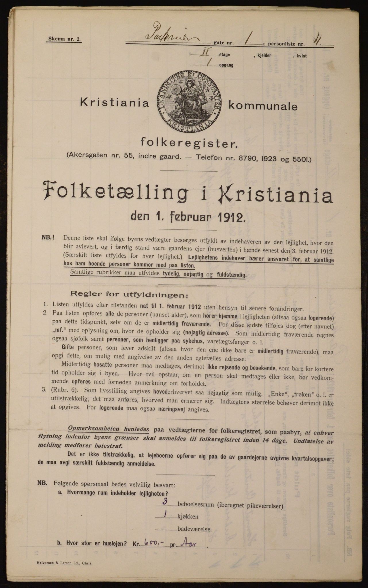 OBA, Kommunal folketelling 1.2.1912 for Kristiania, 1912, s. 78352