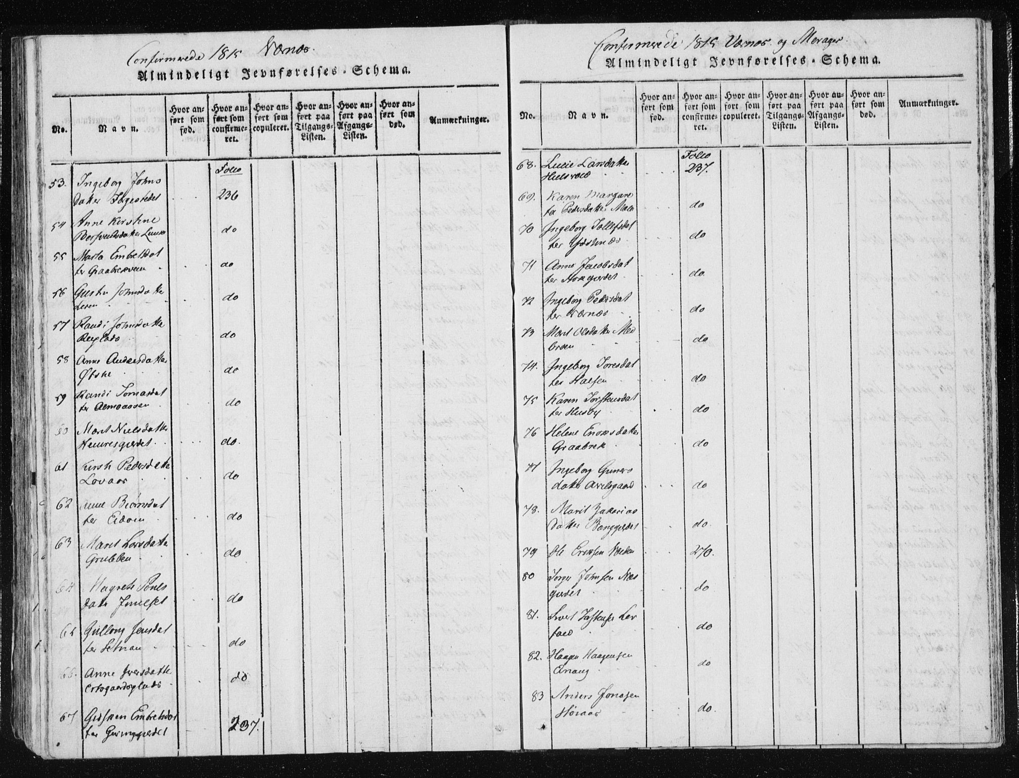 Ministerialprotokoller, klokkerbøker og fødselsregistre - Nord-Trøndelag, SAT/A-1458/709/L0061: Ministerialbok nr. 709A08 /1, 1815-1819
