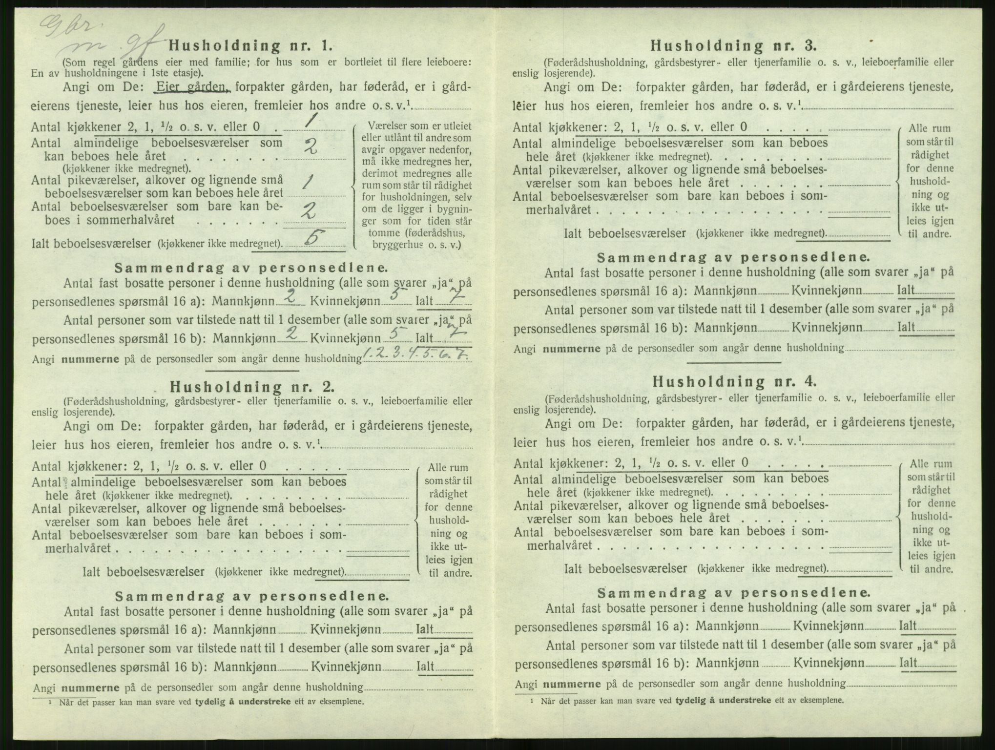 SAT, Folketelling 1920 for 1525 Stranda herred, 1920, s. 504