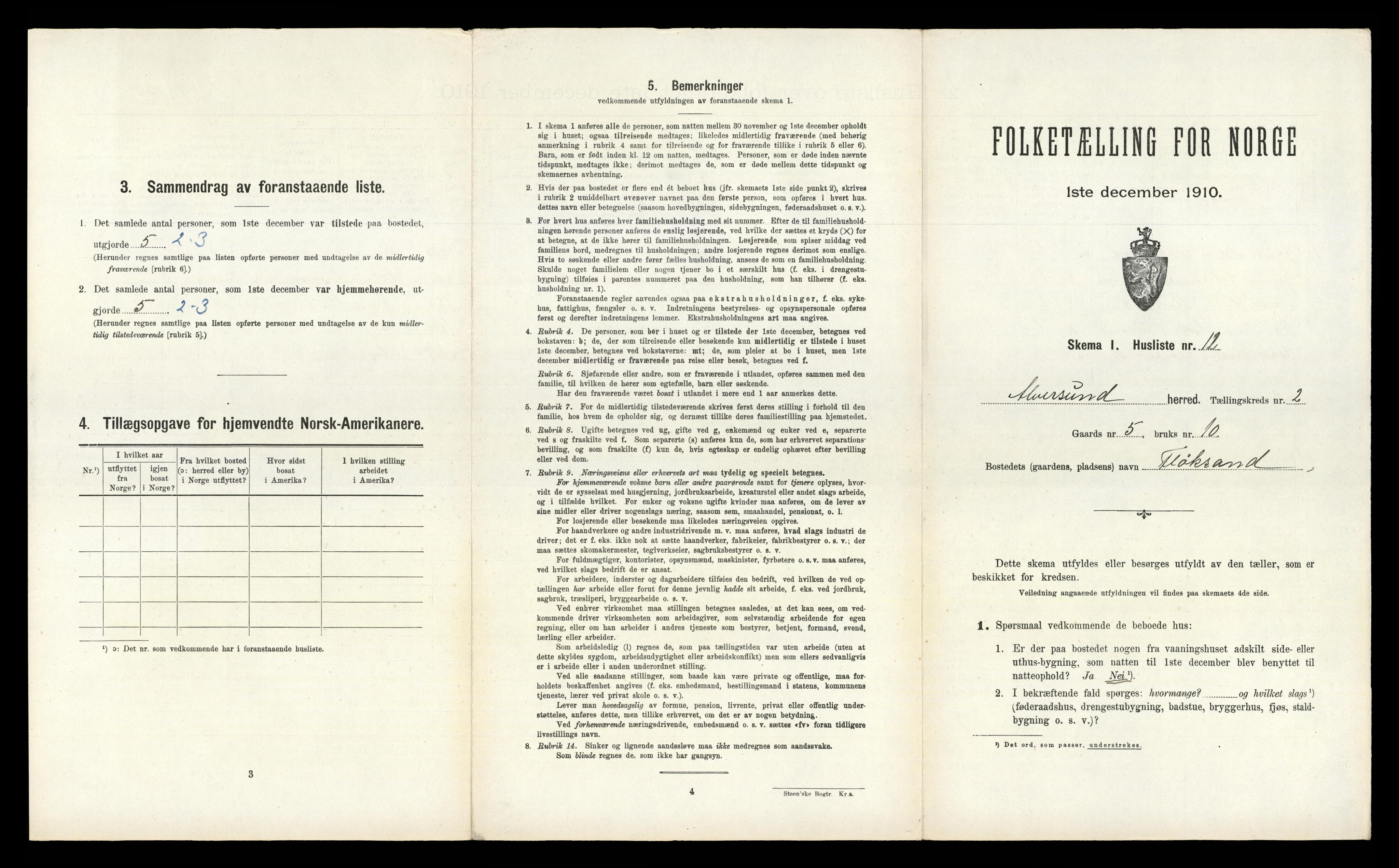 RA, Folketelling 1910 for 1257 Alversund herred, 1910, s. 140