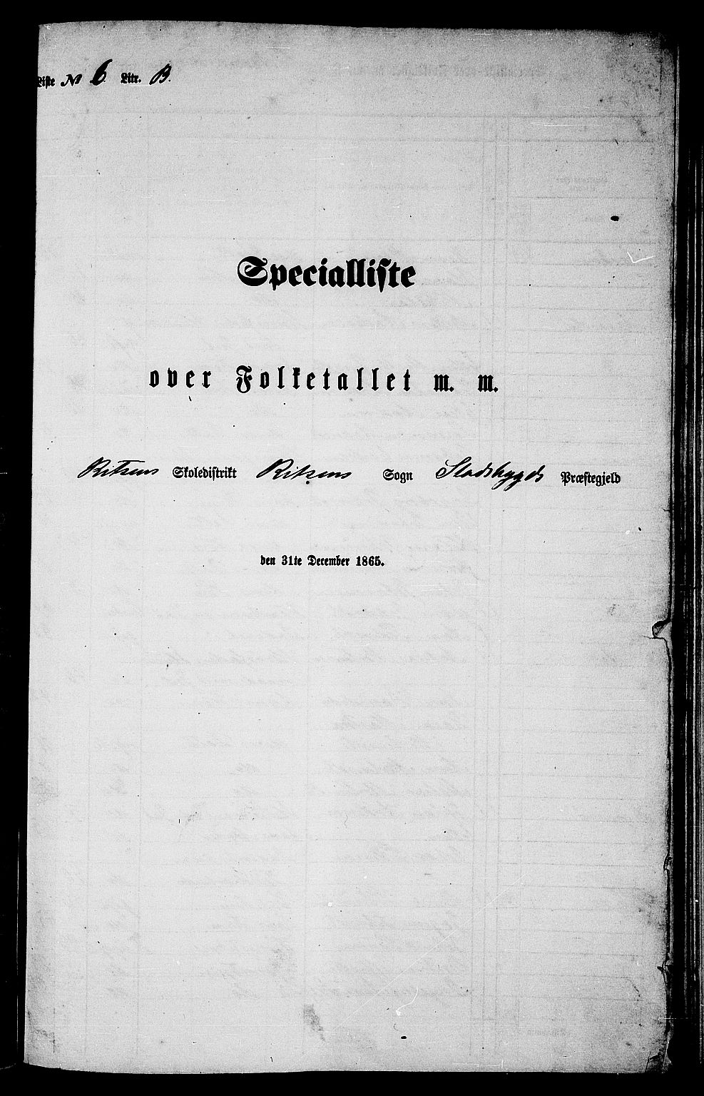 RA, Folketelling 1865 for 1625P Stadsbygd prestegjeld, 1865, s. 115