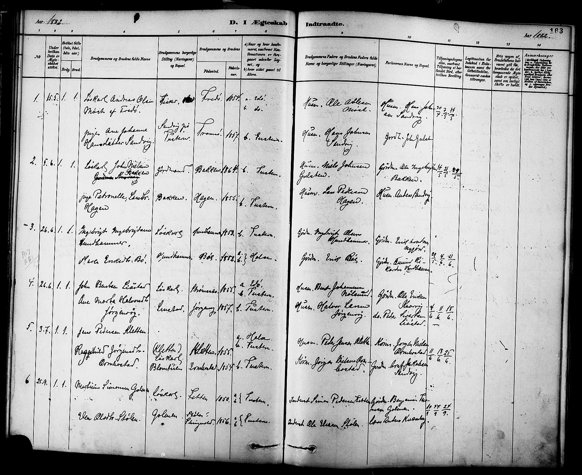 Ministerialprotokoller, klokkerbøker og fødselsregistre - Møre og Romsdal, SAT/A-1454/577/L0896: Ministerialbok nr. 577A03, 1880-1898, s. 163